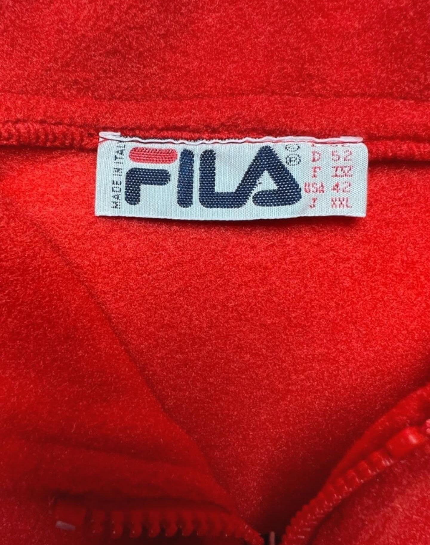 Fila Sweatshirt fleece polartec Fila Snow vintage Size US XL / EU 56 / 4 - 5 Thumbnail