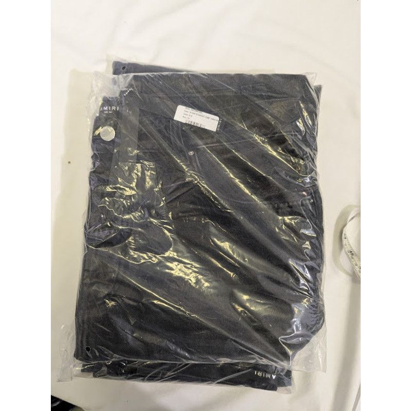 Amiri o1rshd1 Stack Straight Jeans in Faded Black Size US 34 / EU 50 - 21 Thumbnail