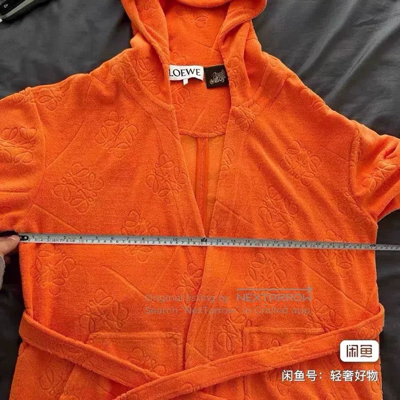 Loewe LOEWE Hooded Long Sleeve Jacket with Full Print Bathrobe P Size US M / EU 48-50 / 2 - 4 Thumbnail