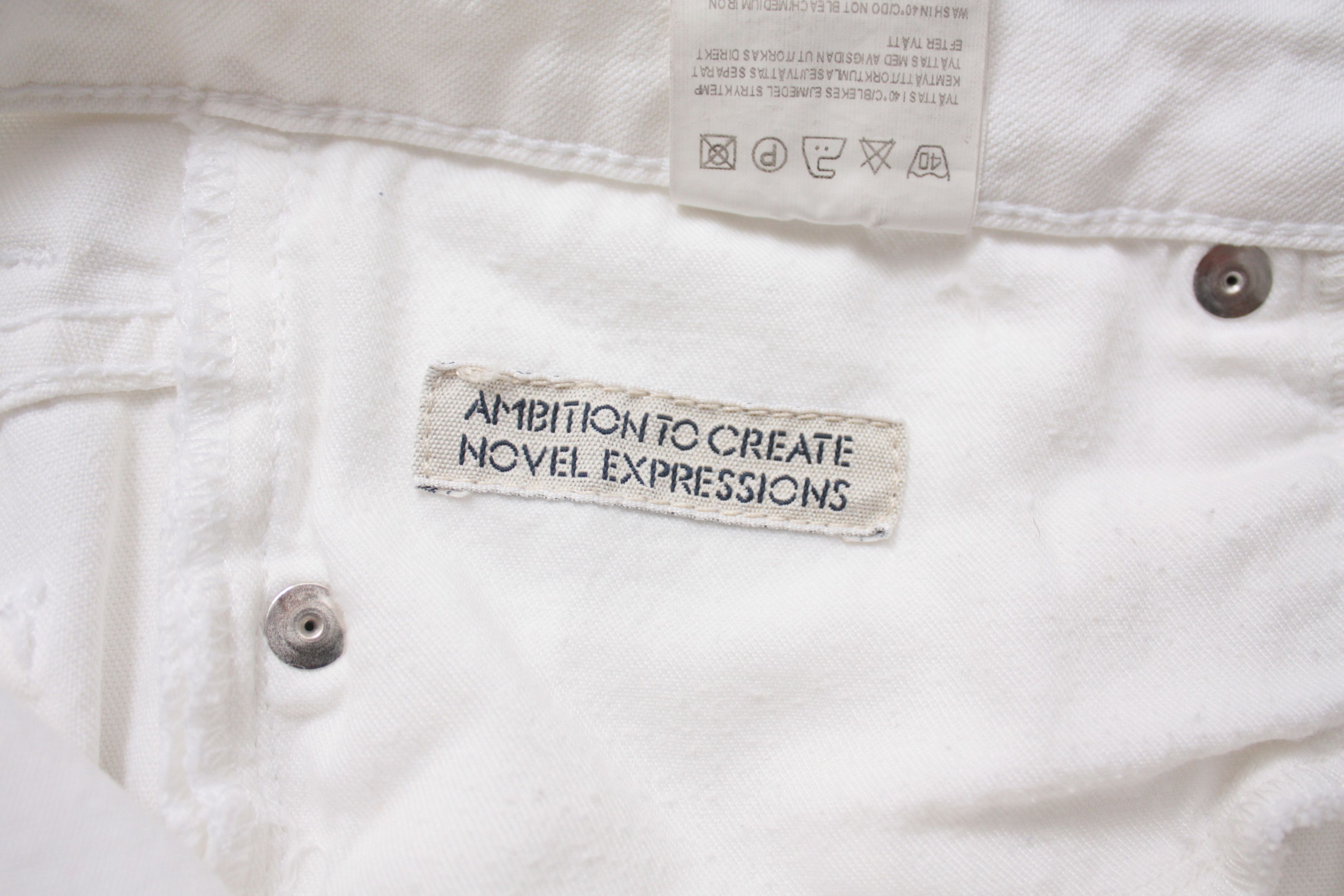 Acne Studios Acne Jeans Hep White 26/32 Denim Jeans Size 26" / US 2 / IT 38 - 7 Thumbnail