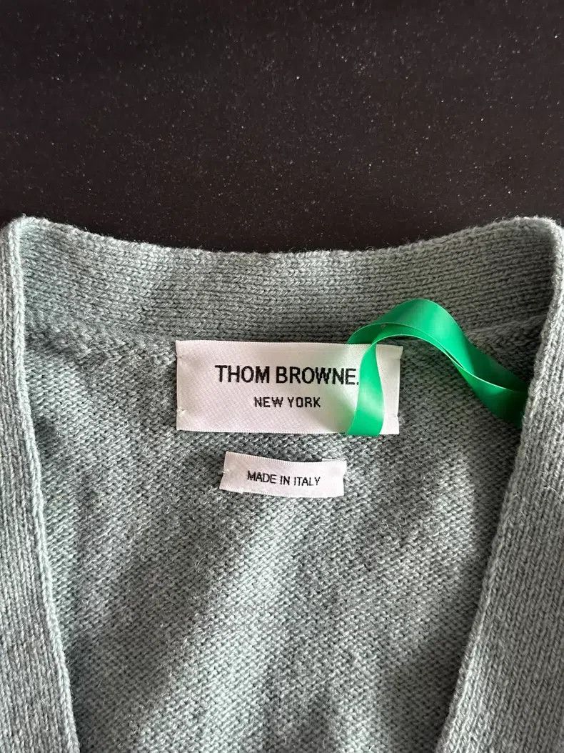 Thom Browne Thom Browne Wool Cardigan Size US L / EU 52-54 / 3 - 3 Thumbnail