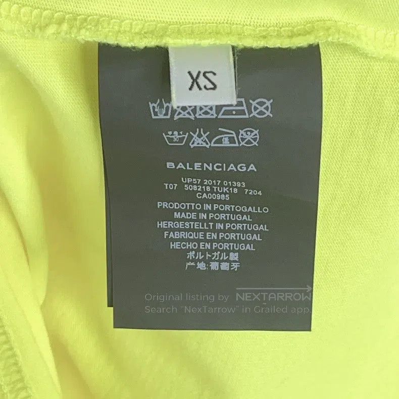 Balenciaga Balenciaga Fashion Versatile Classic Trendy Short Sleeve T Size US XS / EU 42 / 0 - 6 Thumbnail