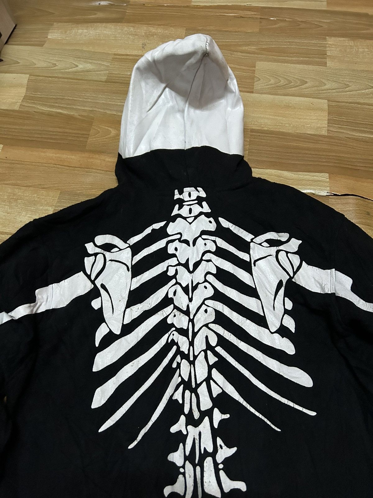 If Six Was Nine Y2k SKELETON FULL ZIPPER HOODIE RARE🔥🔥 Size US M / EU 48-50 / 2 - 4 Thumbnail