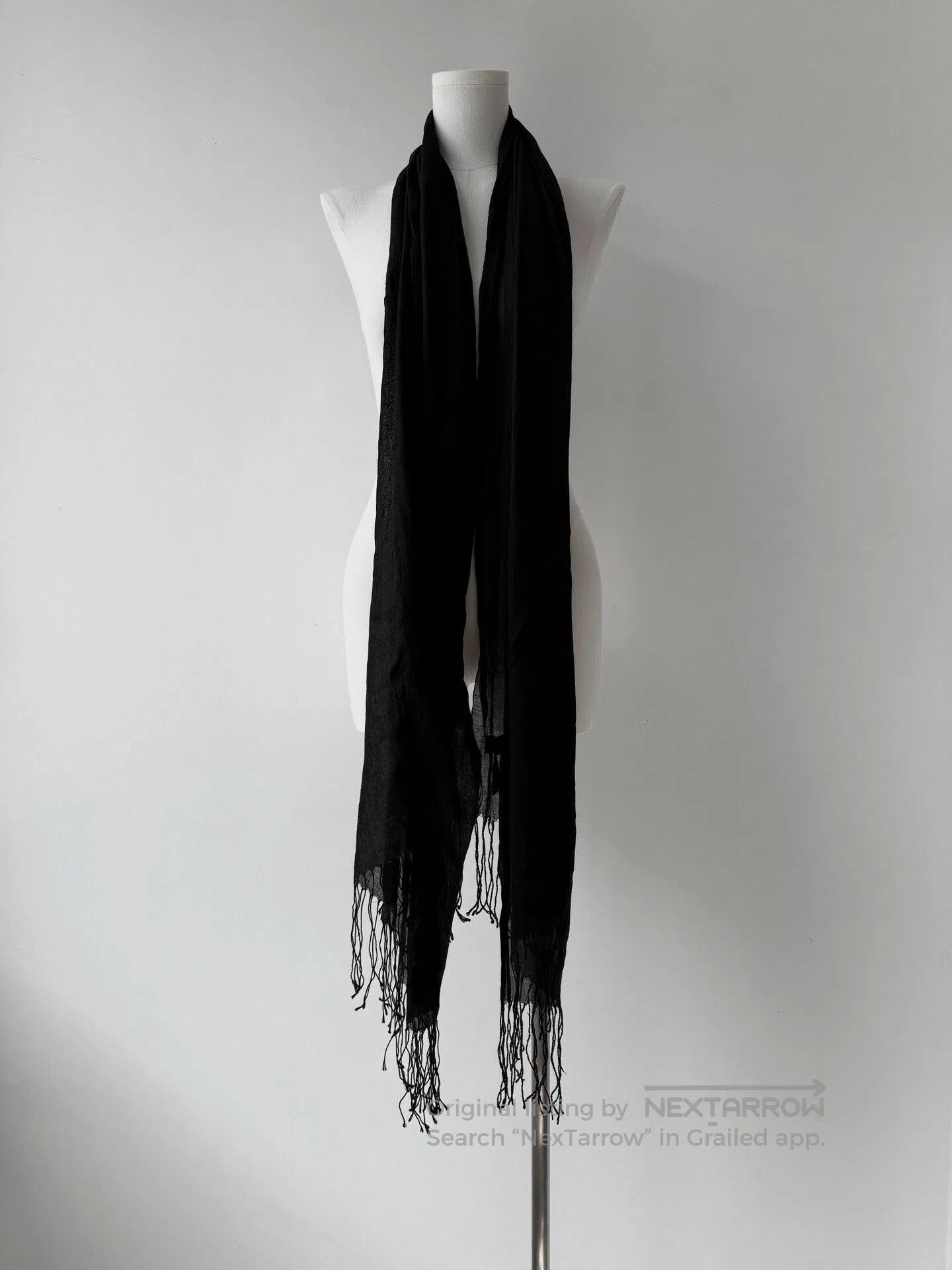 Yohji Yamamoto Yohji Yamamoto Y's 08SS Sheer Scarf. Size ONE SIZE - 1 Thumbnail