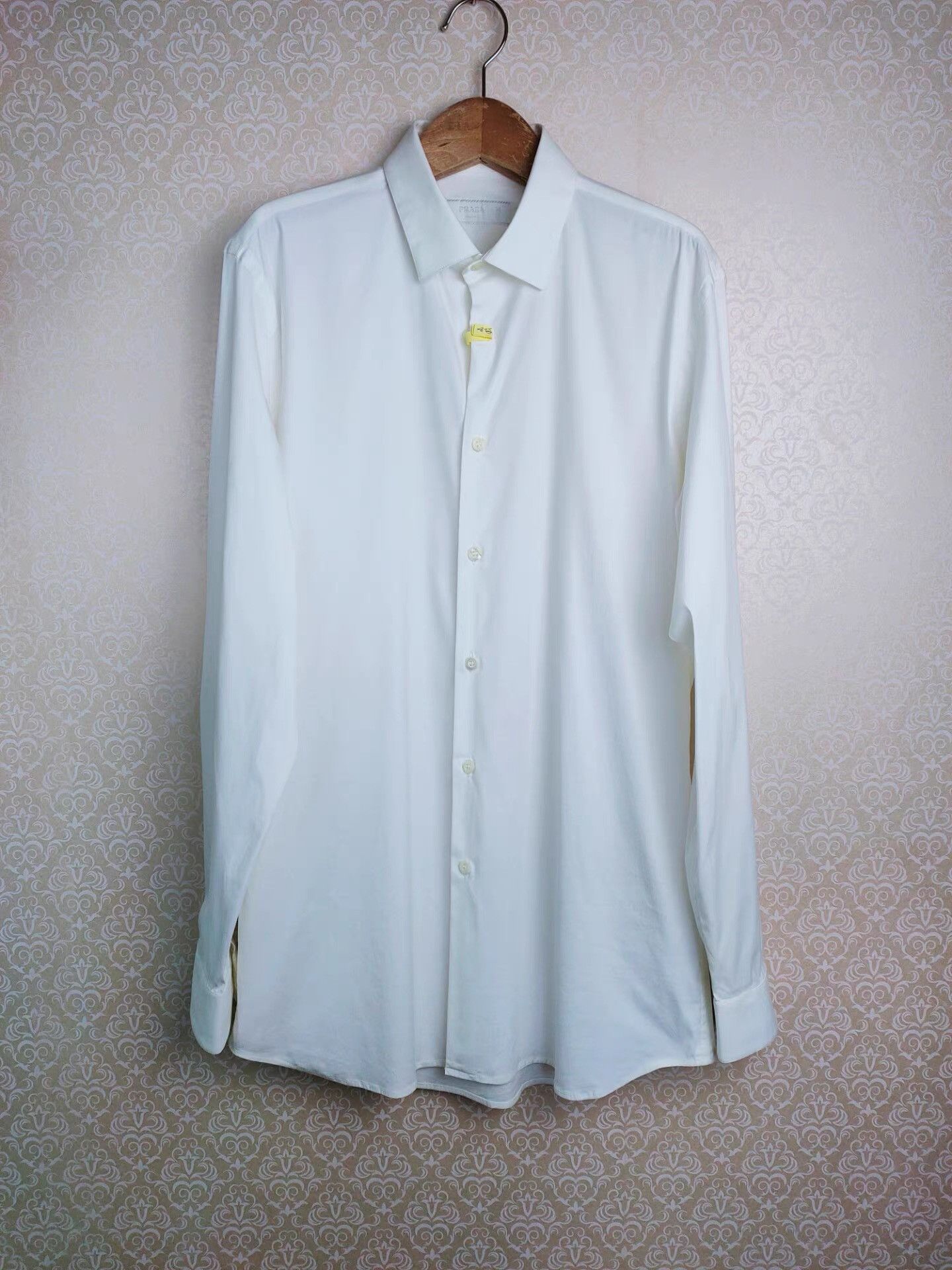 Prada Prada Men's Formal White Shirt K29 Size US M / EU 48-50 / 2 - 1 Thumbnail