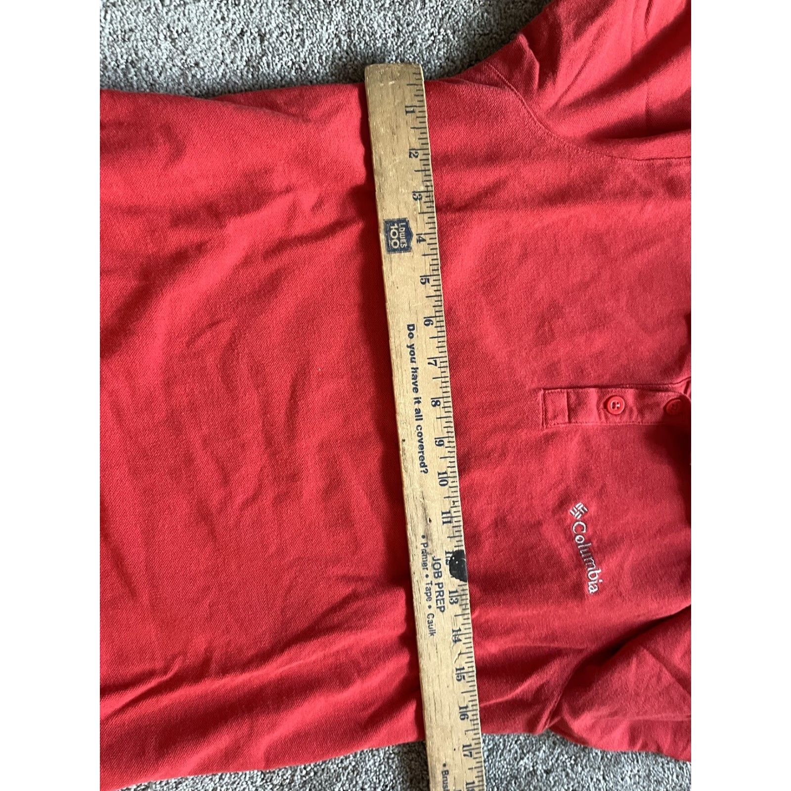 Vintage Columbia Sun Protection Mens Polo Size Small Red Omni Shade Size US S / EU 44-46 / 1 - 4 Thumbnail