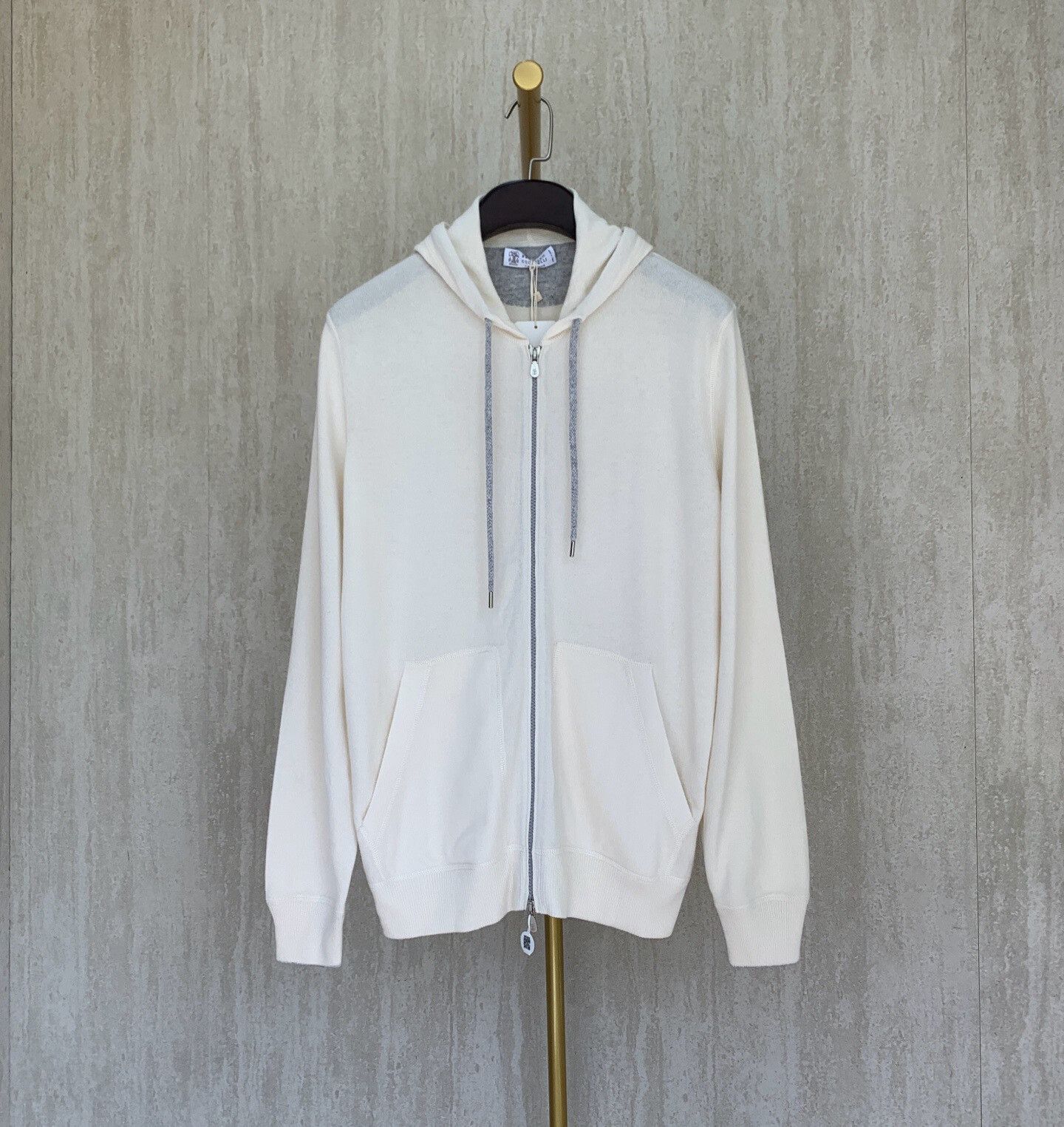 Brunello Cucinelli Brunello Cucinelli Hooded Cashmere Sweater Size US M / EU 48-50 / 2 - 1 Thumbnail