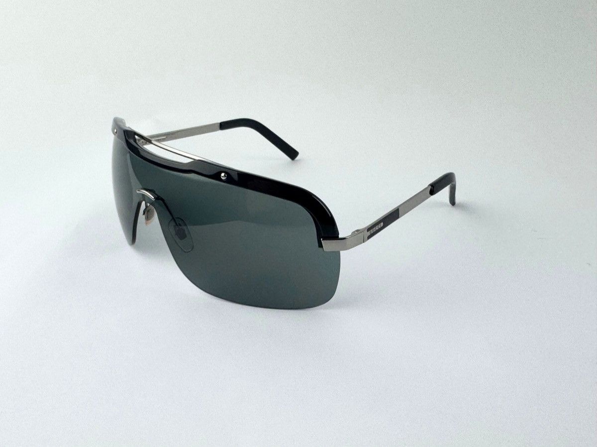 Gucci GUCCI BLACK SHIELD SUNGLASSES Size ONE SIZE - 3 Thumbnail