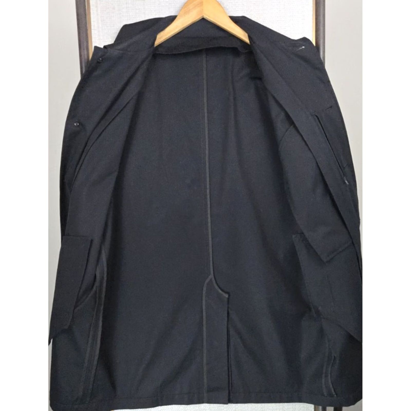 Mackintosh VINTAGE Barneys New York Jacket Coat Men 42 Large Mackintosh Button Front Insulated Liner Vest Black 100% Cotton 3 in 1 Size US L / EU 52-54 / 3 - 7 Thumbnail