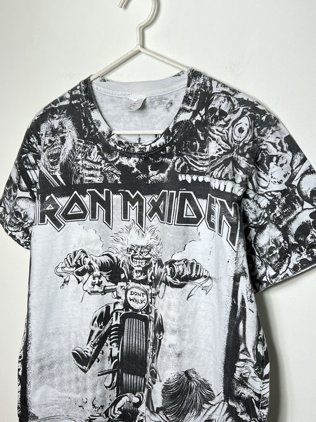 Iron Maiden iron maiden eddie biker y2k crazy vintage full print t shirt Size US M / EU 48-50 / 2 - 2 Thumbnail