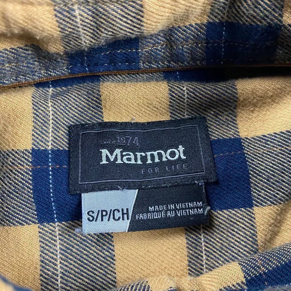Marmot Marmot Flannel Shirt Men's Small Check Button Up Cotton S Size US S / EU 44-46 / 1 - 2 Thumbnail