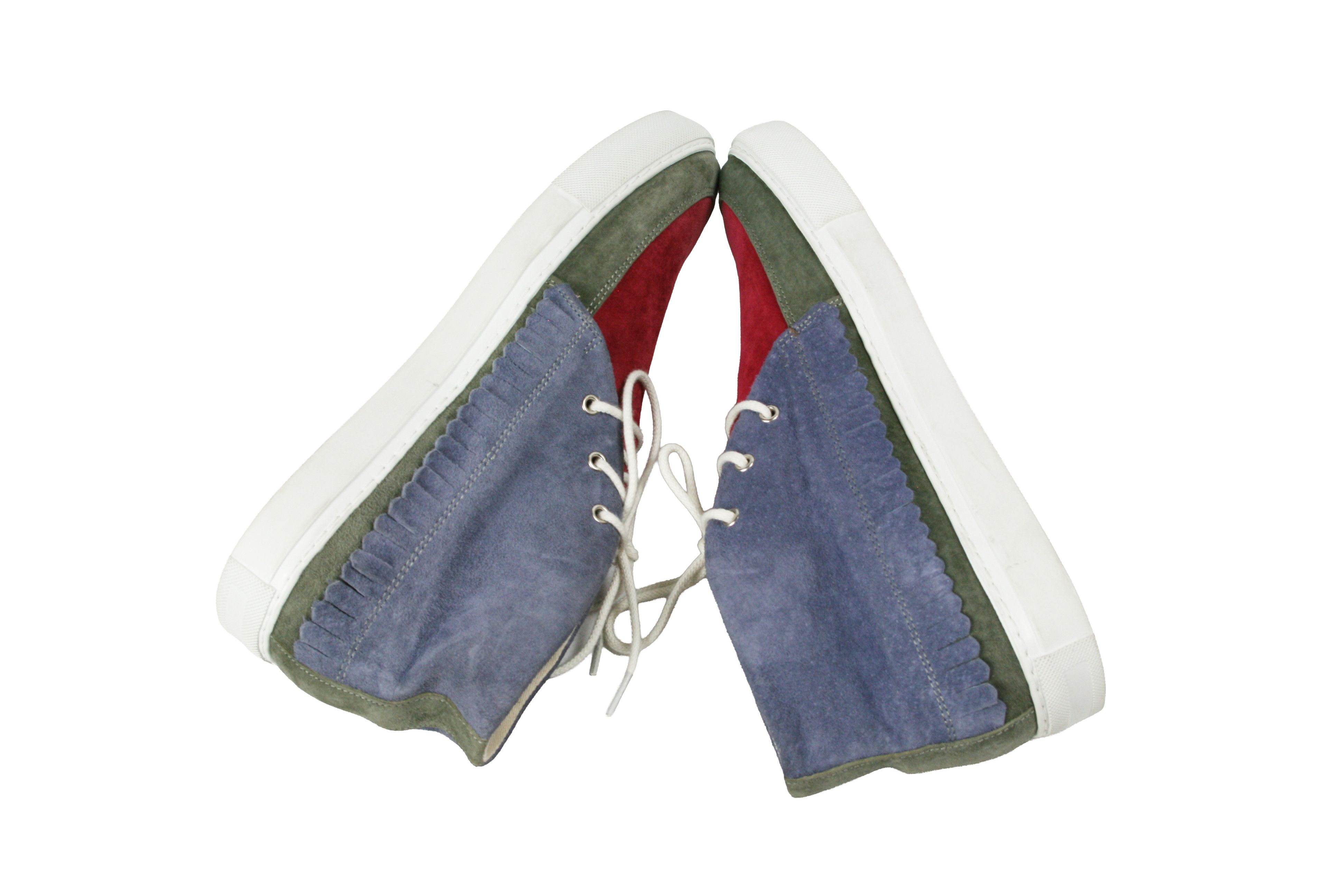 Comme des Garcons X The Generic Man 2013 Patchwork Mohawk Sneakers Size US 9.5 / EU 42-43 - 8 Thumbnail