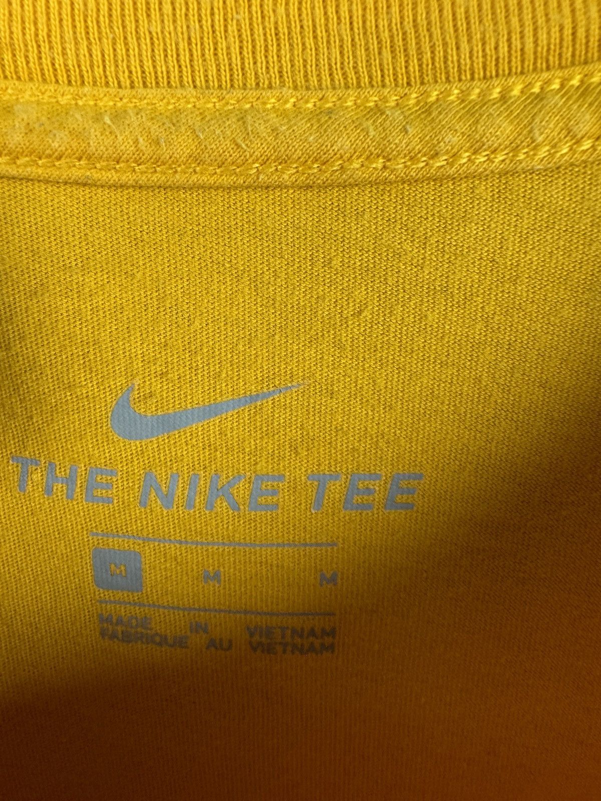 Nike Men’s Nike T-Shirt Yellow Big Logo Streetwear Size Medium Size US M / EU 48-50 / 2 - 6 Thumbnail