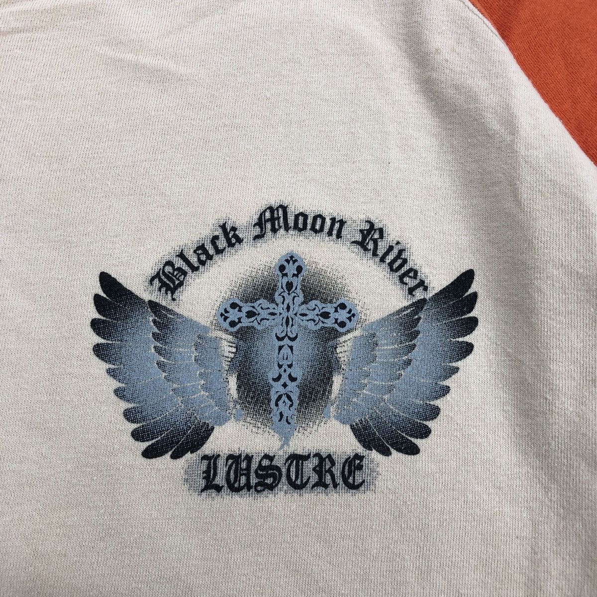 If Six Was Nine × Japanese Brand × Le Grande Bleu (L.G.B.) 2000s Black Moon River Lustre Cross Tribal LGB Long Sleeve Size US L / EU 52-54 / 3 - 9 Thumbnail