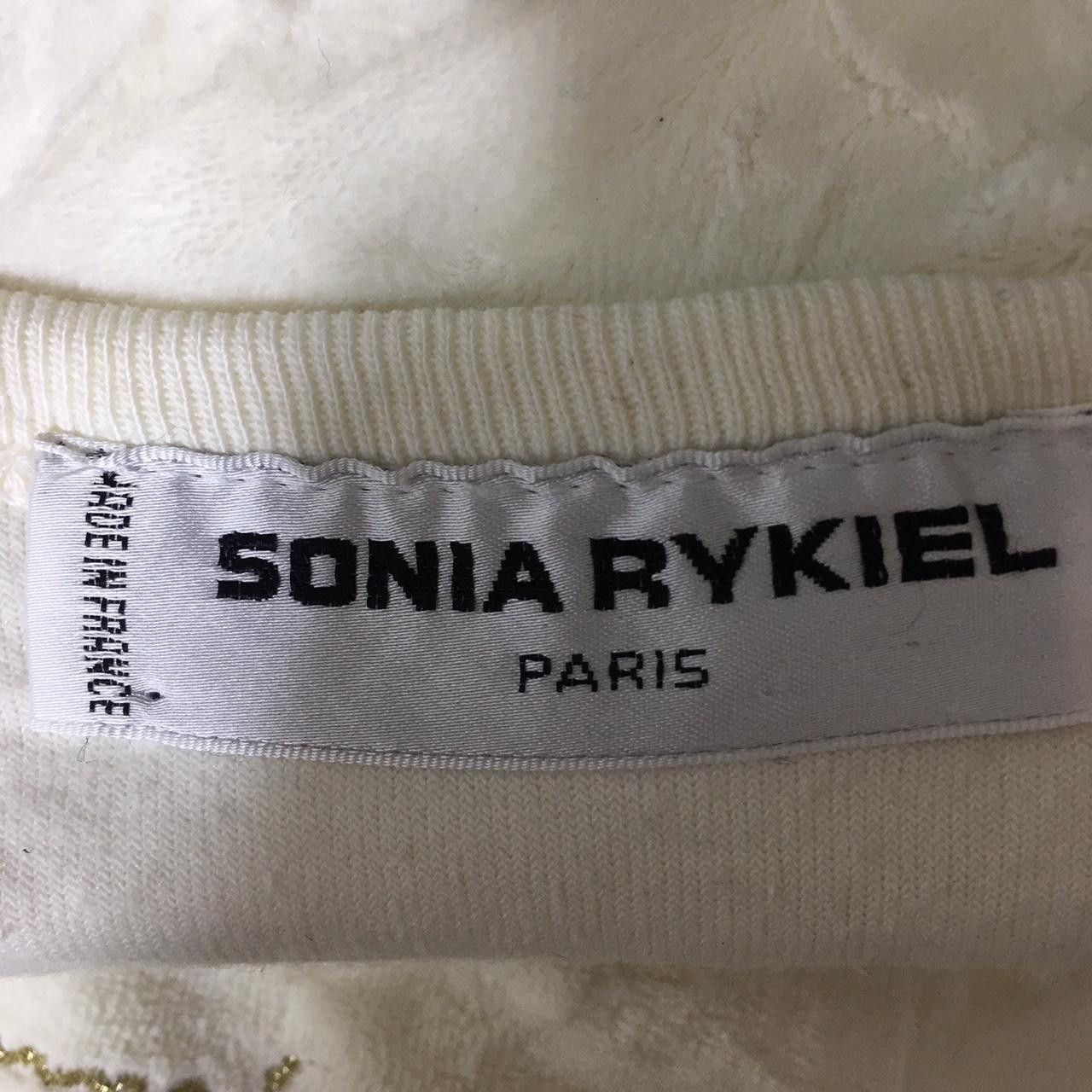 Sonia Rykiel Vtg SONIA RYKIEL PARIS Made In France Velvet Sweatshirt Size S / US 4 / IT 40 - 3 Thumbnail