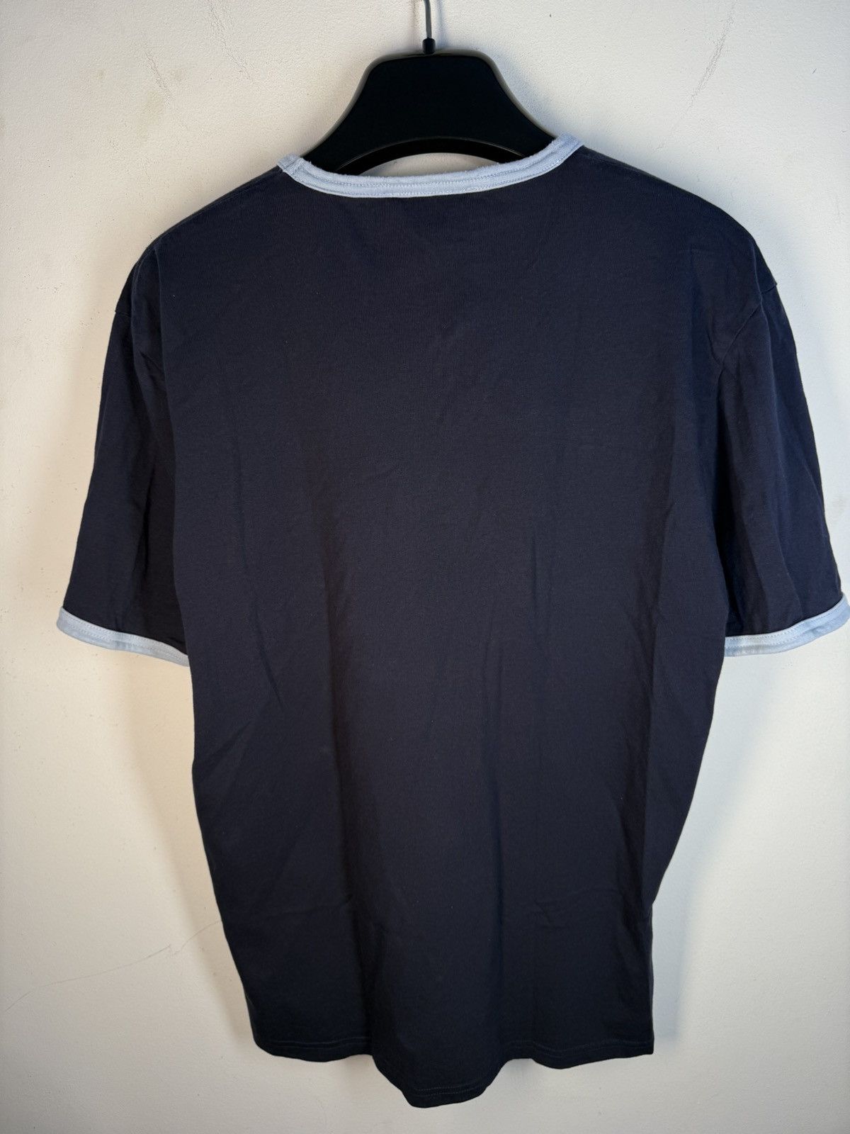 Yves Saint Laurent Navy YSL T-shirt Big Logo YSL Shirt Size US M / EU 48-50 / 2 - 7 Thumbnail