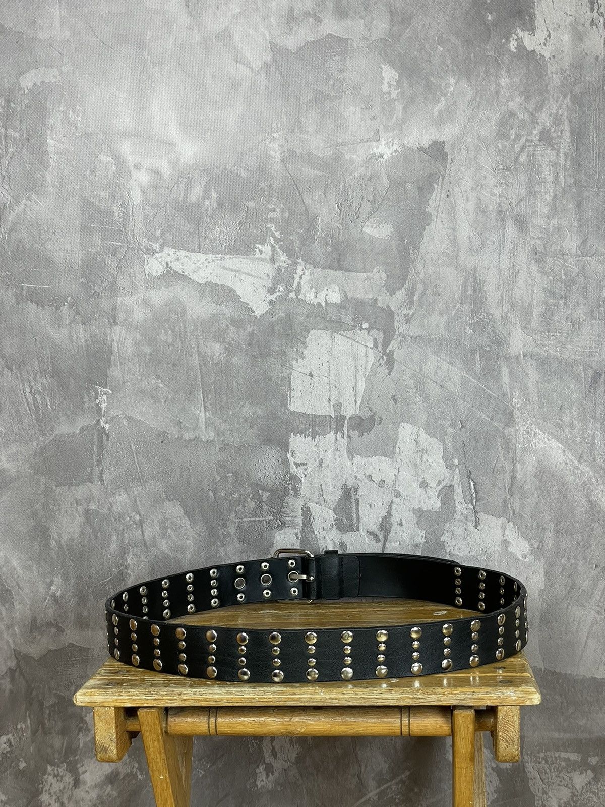 Japanese Brand × Vintage Crazy Rhinestones Y2k Vintage Grunge Distressed Punk Belt Size ONE SIZE - 5 Thumbnail