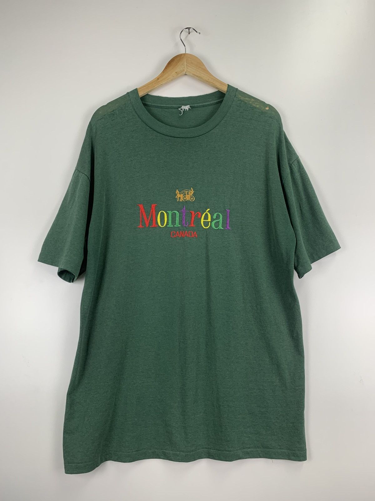 Vintage Vintage 90s Montreal Canada T-Shirt Size US M / EU 48-50 / 2 - 2 Thumbnail