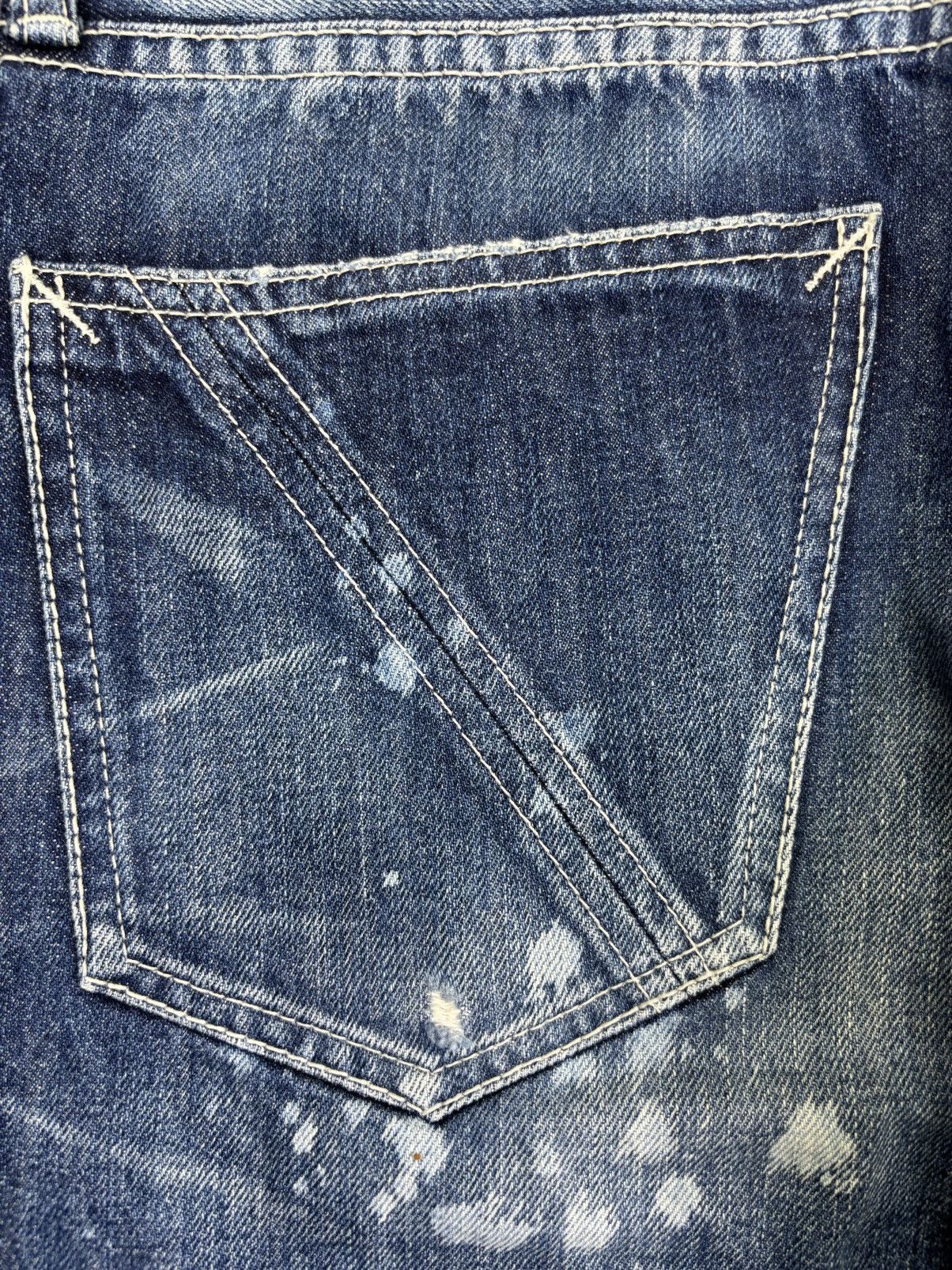 💥Insane Style💥Vanquish Paint Spltter Distressed Denim F707