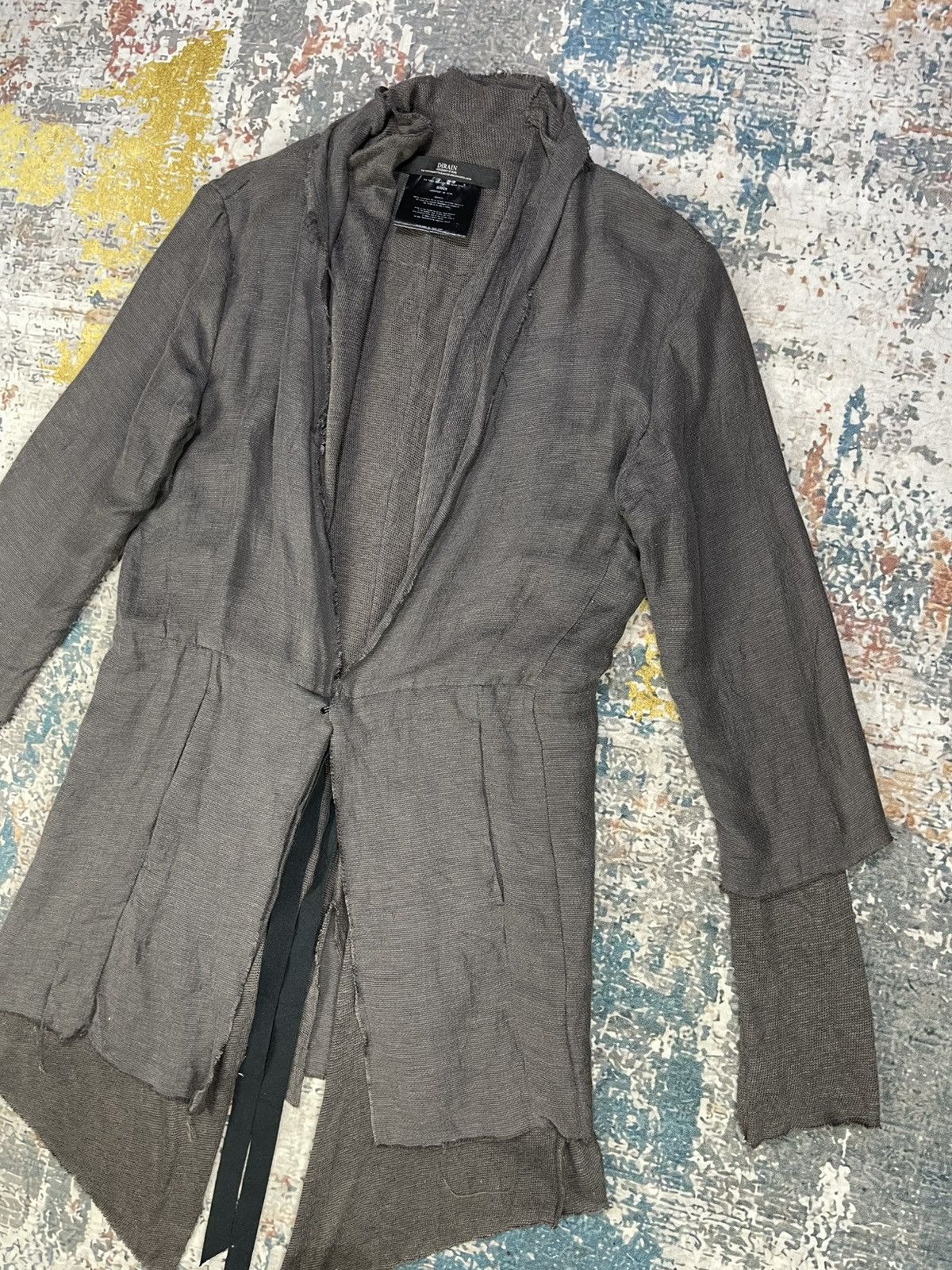Dirain Dirain Judgement Of Mind 2D Shadow Waterfall Cardigan Size US S / EU 44-46 / 1 - 5 Thumbnail