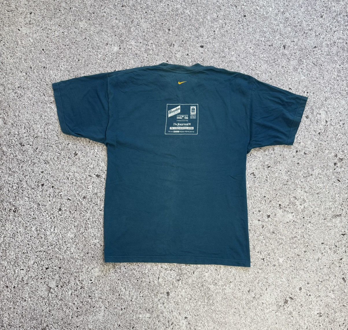 Nike × Vintage Vintage 1999 Nike The Blaydon New Castle Running T-shirt Size US XXL / EU 58 / 5 - 5 Thumbnail