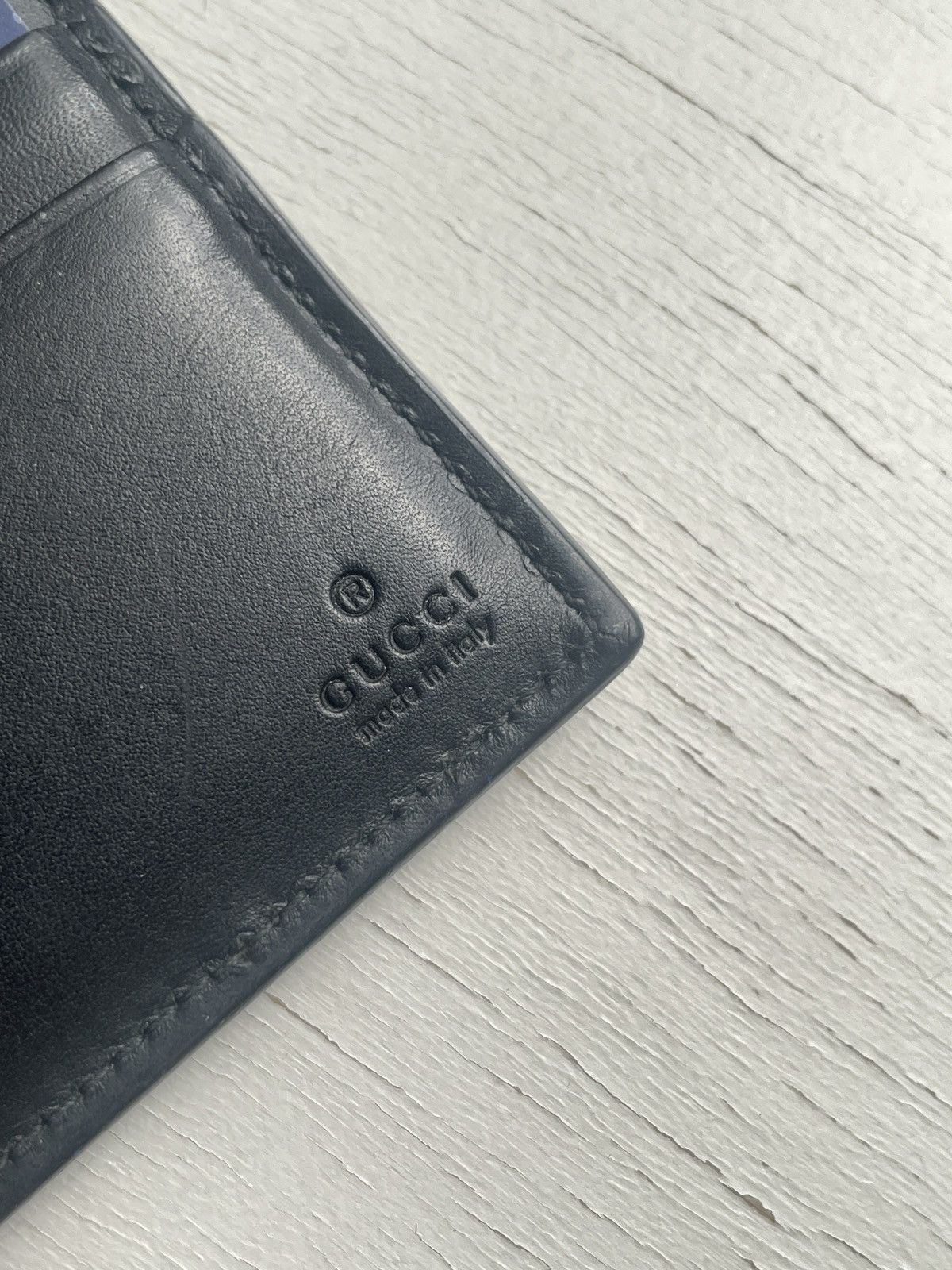 Gucci Leather Signature Monogram Bifold Wallet Size ONE SIZE - 5 Thumbnail