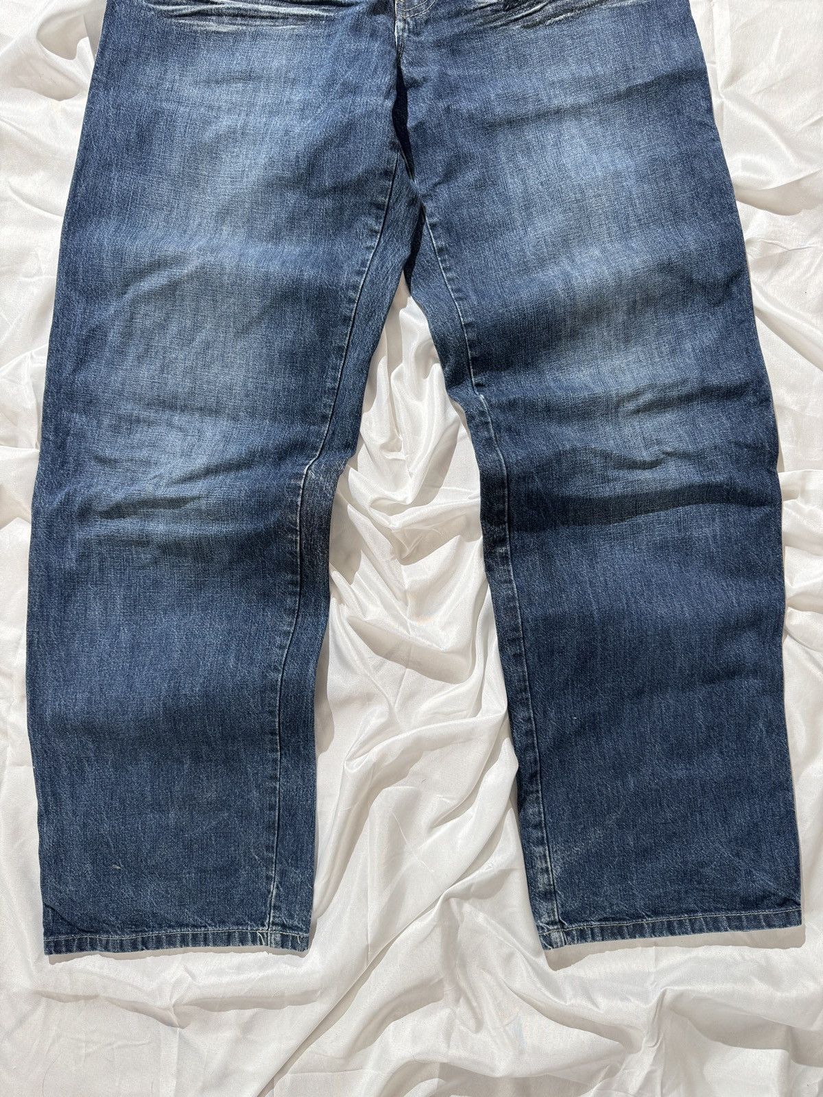 20471120 Southpole Vibe Vintage Y2K Distressed Wide Jeans Size US 30 / EU 46 - 5 Thumbnail
