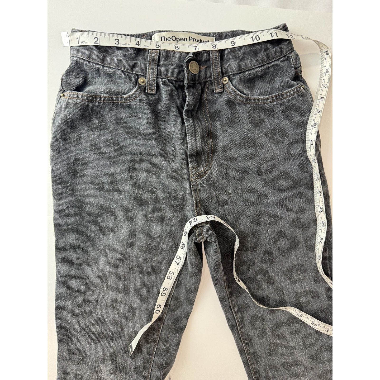 Other The Open Product Leopard Print Jeans Snap Straight Korea 1 Size 25" / US 0 / IT 36 - 3 Thumbnail
