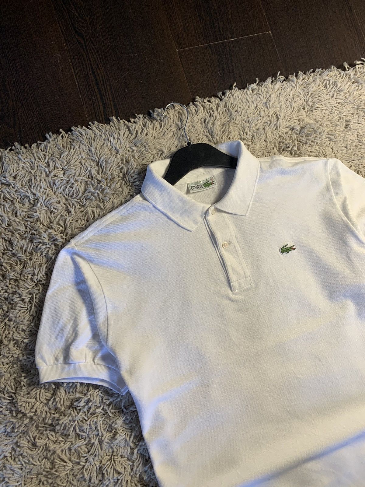 Lacoste × Vintage Vintage Lacoste Chemise France White polo Size US XL / EU 56 / 4 - 4 Thumbnail