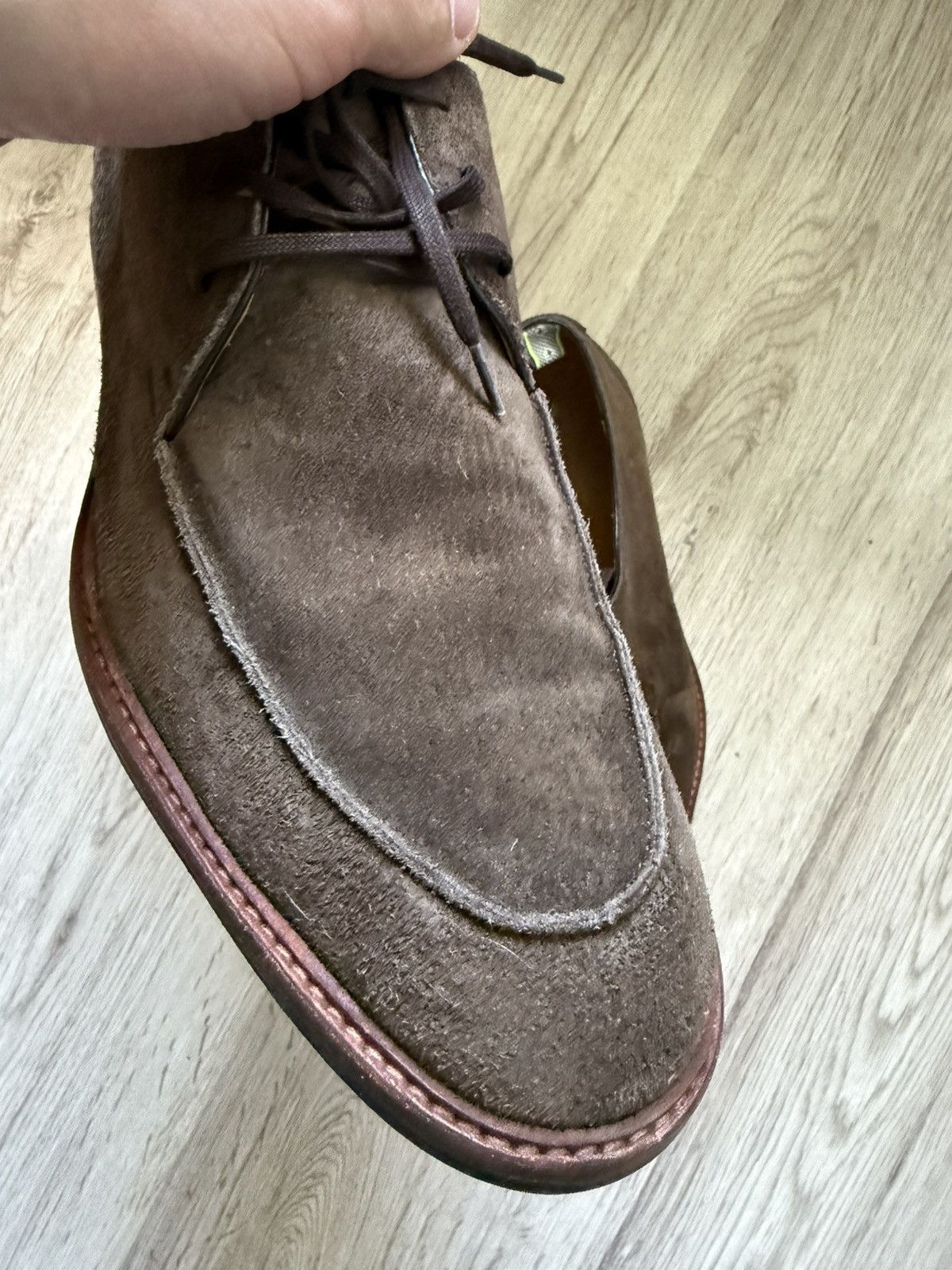 Floris van Bommel Floris van Bommel Suede Derby Shoes Neon Lug Sole 42 Size US 9 / EU 42 - 13 Thumbnail