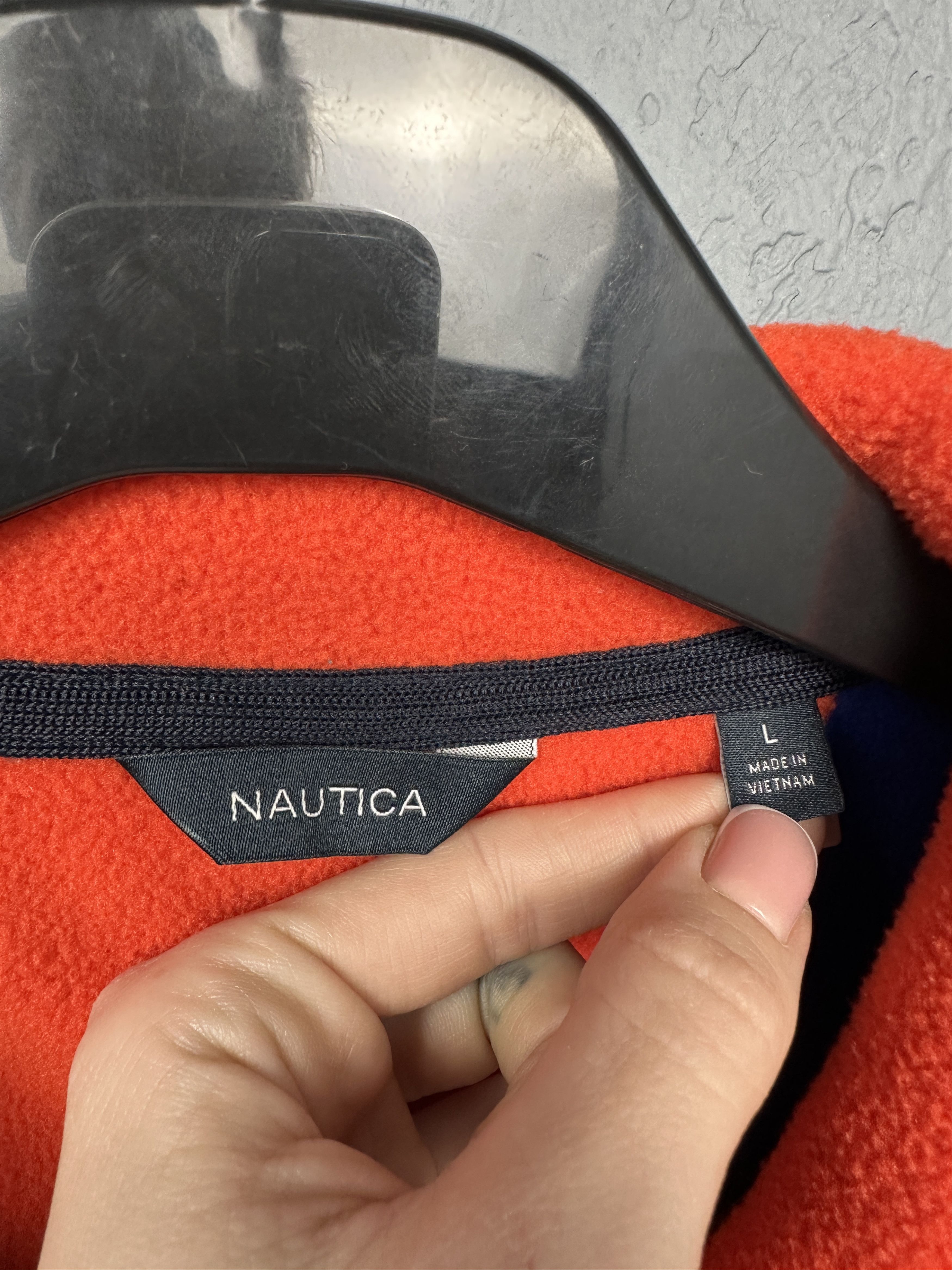 Nautica Nautica 1\4 Zip Fleece Mens Jacket Size US L / EU 52-54 / 3 - 4 Thumbnail