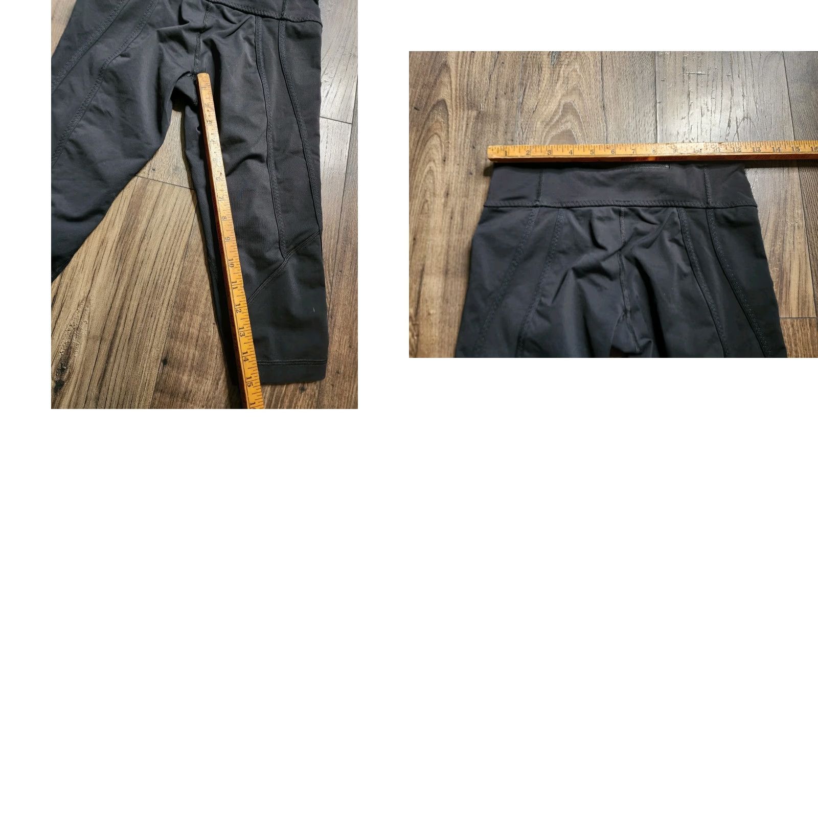 Lululemon WOMENS LULULEMON Black Compression Cropped Leggings Size 6 Athleisure Size 28" / US 6 / IT 42 - 8 Thumbnail