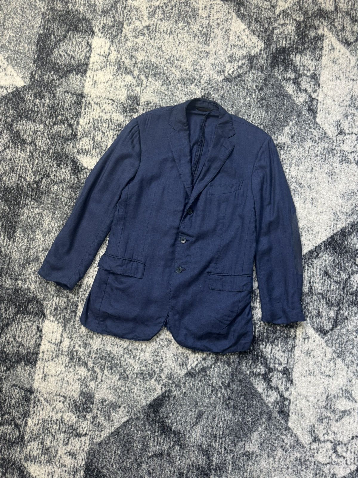 Ermenegildo Zegna Vintage Ermenegildo Zegna Blazer Navy Blue Fairway Jacket Size 50R - 1 Thumbnail