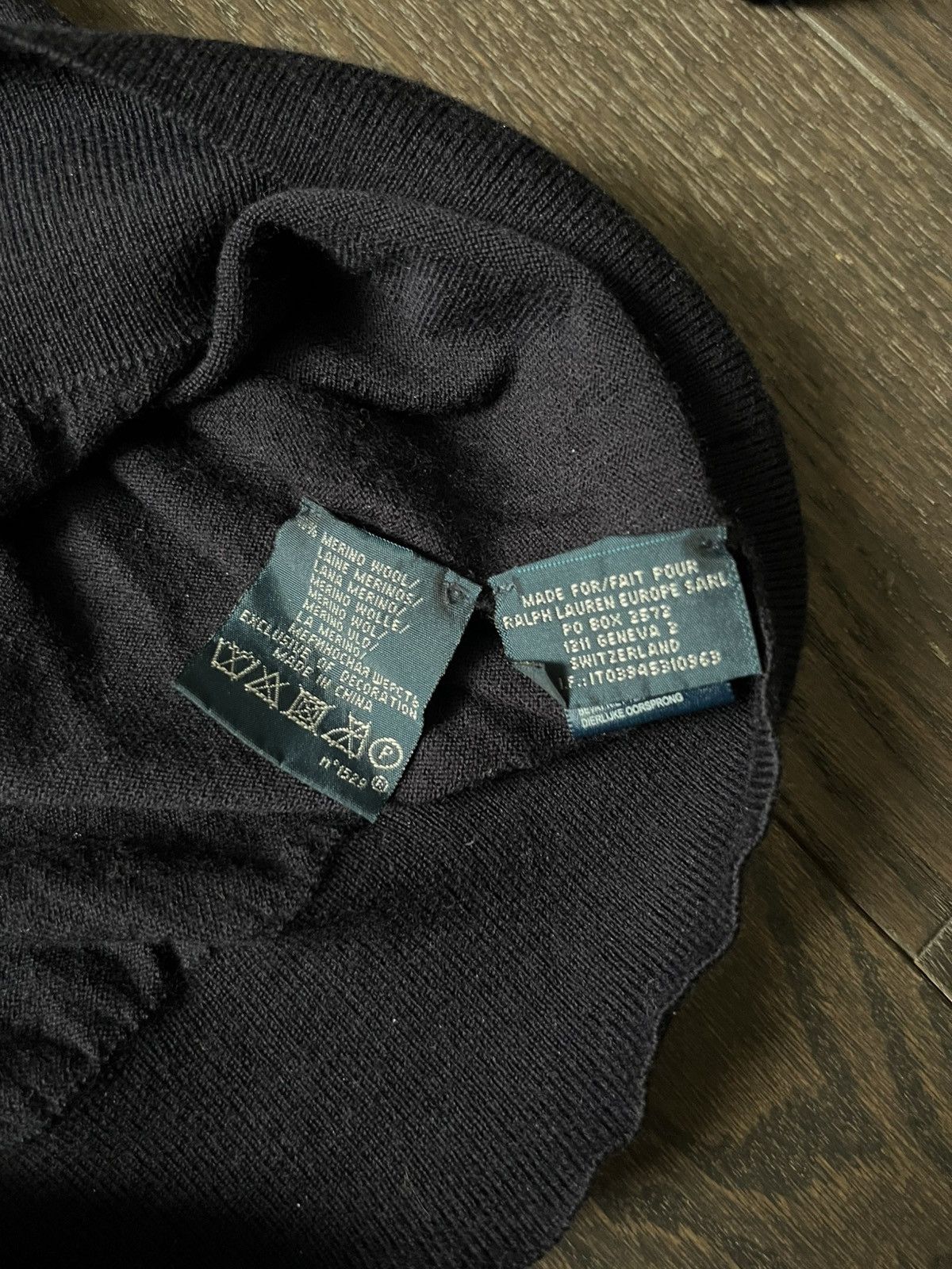 Polo Ralph Lauren Polo Ralph Lauren 100% Merino Wool Quarter Zip Sweater Size US XL / EU 56 / 4 - 3 Thumbnail