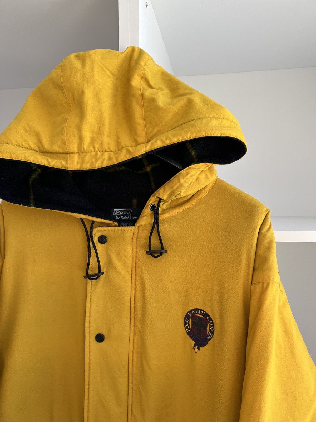 Polo Ralph Lauren × Vintage Vintage Polo Ralph Lauren Parka Mens Yellow Coat Cotton Size US XL / EU 56 / 4 - 5 Thumbnail