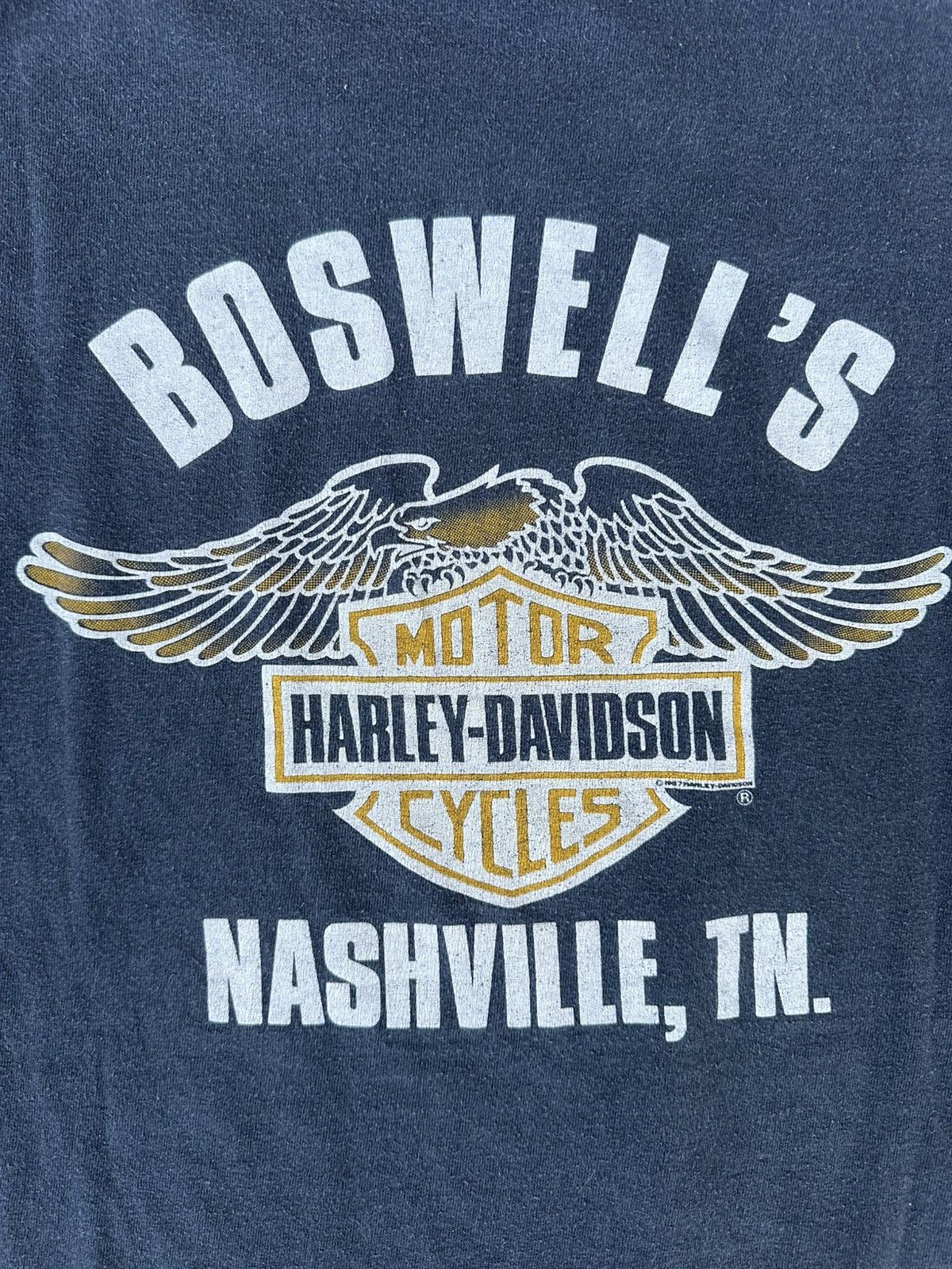 Harley Davidson Vintage 1987 Harley Davidson Start a Rumble Shirt size XL Size US XL / EU 56 / 4 - 7 Thumbnail