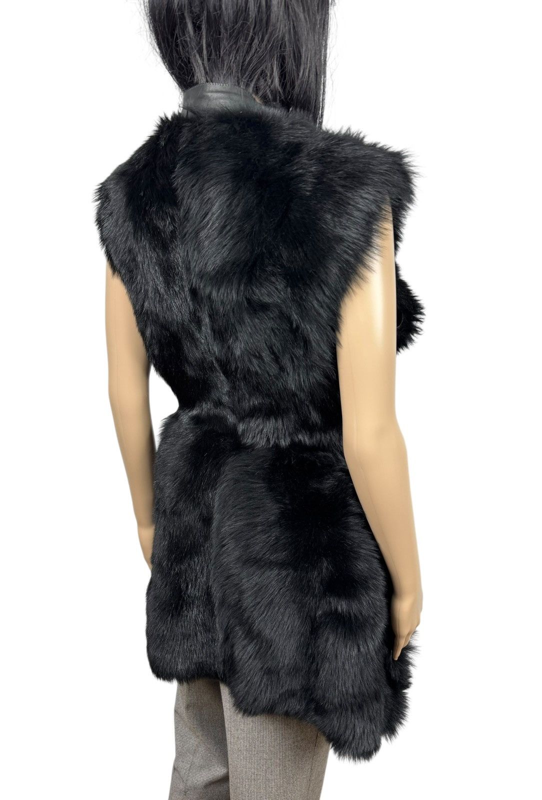 Other Aminaka Wilmont Fur Vest Belted Genuine Leather size 12 Size M / US 6-8 / IT 42-44 - 10 Thumbnail
