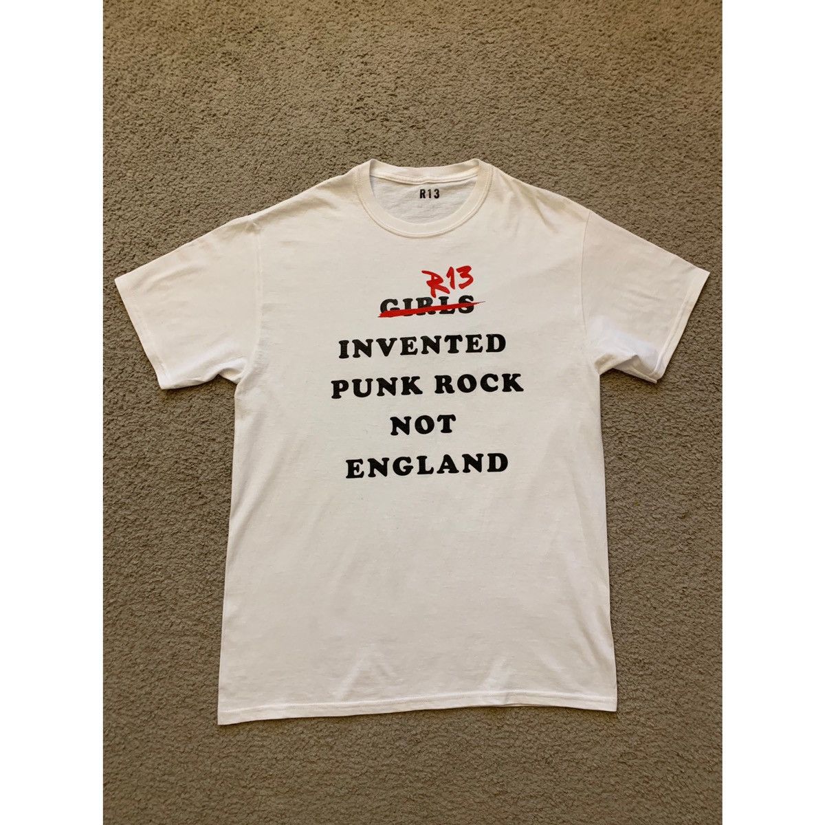 R13 R13 PUNK ROCK LIMITED EDITION RUNWAY TEE Size US M / EU 48-50 / 2 - 1 Thumbnail