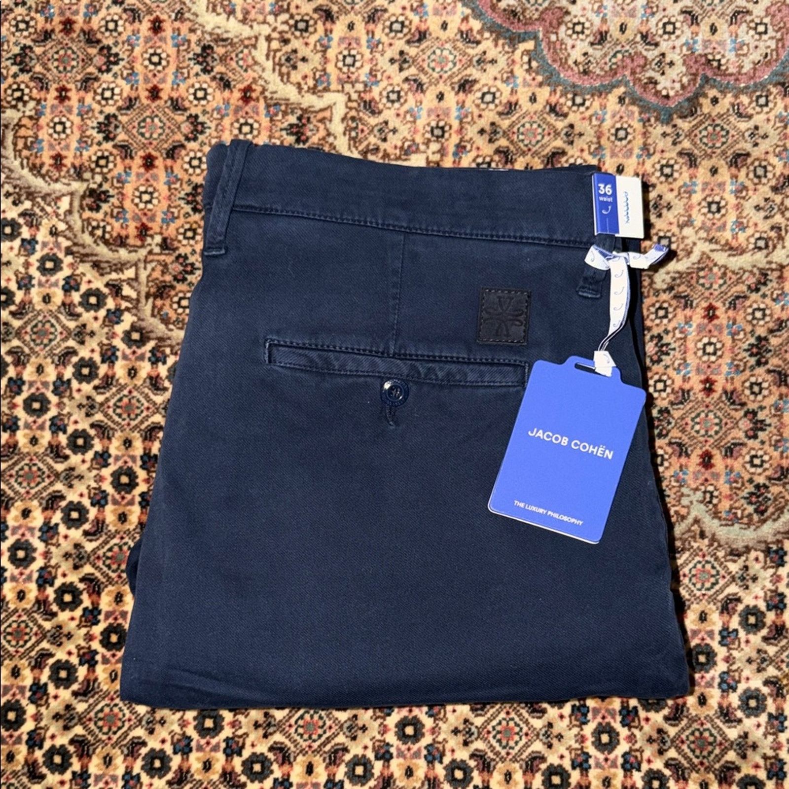 Jacob Cohen Jacob Cohen Navy Chino Pants Men's Size 36 Size US 36 / EU 52 - 1 Thumbnail