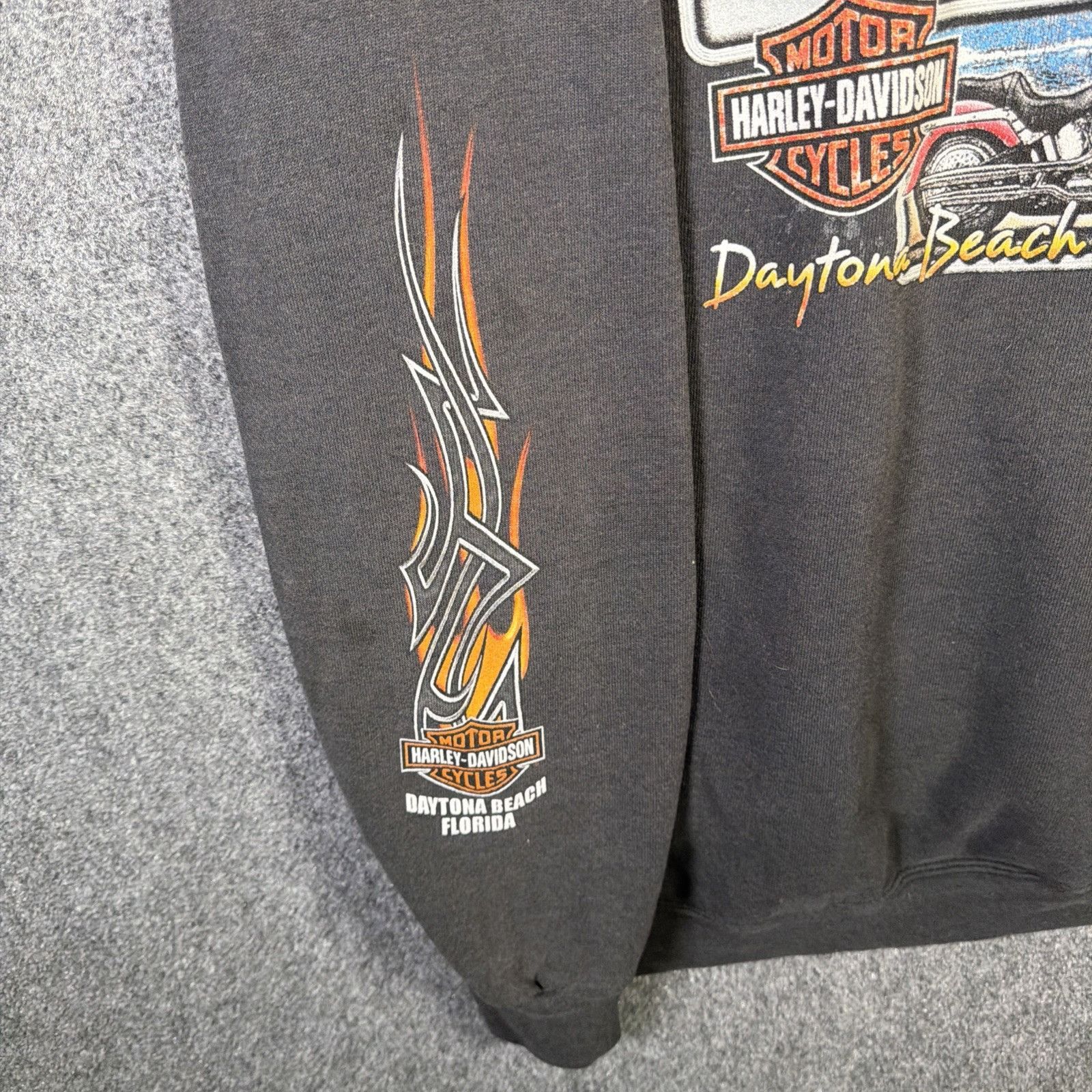 West Coast Choppers Vintage Harley Davidson Hoodie Mens XL Black 90s West Coast Size US XL / EU 56 / 4 - 3 Thumbnail