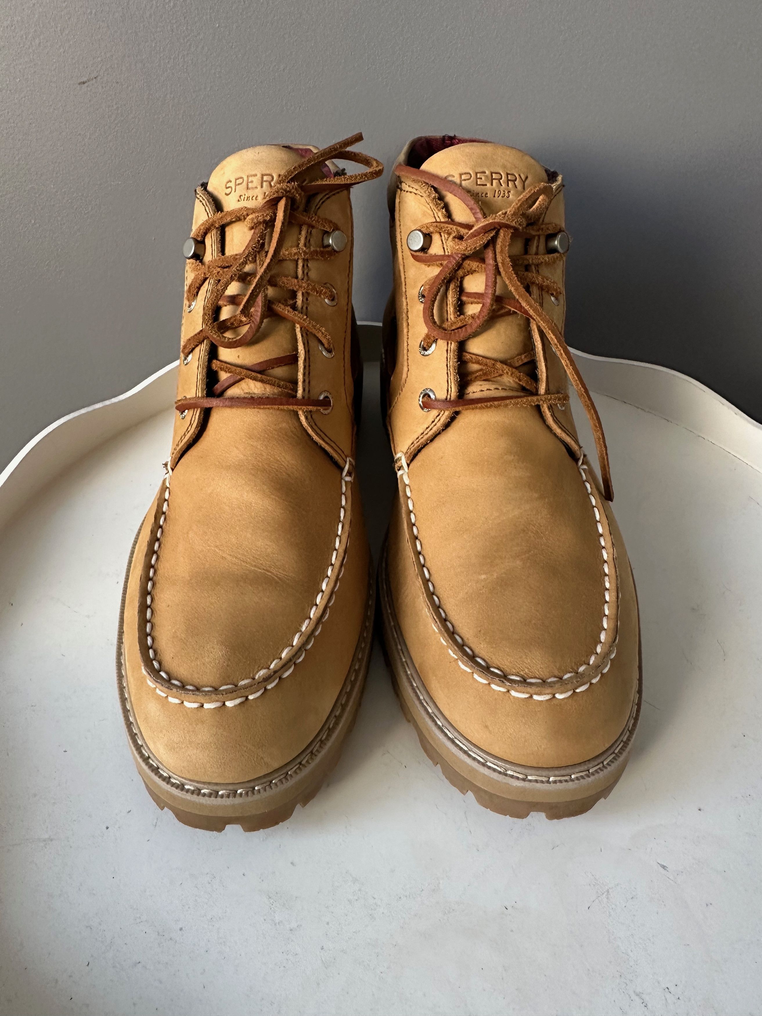 Sperry Sperry Waterproof Shoes Lug Chukka Boot Tan Leather Size US 12 / EU 45 - 4 Thumbnail