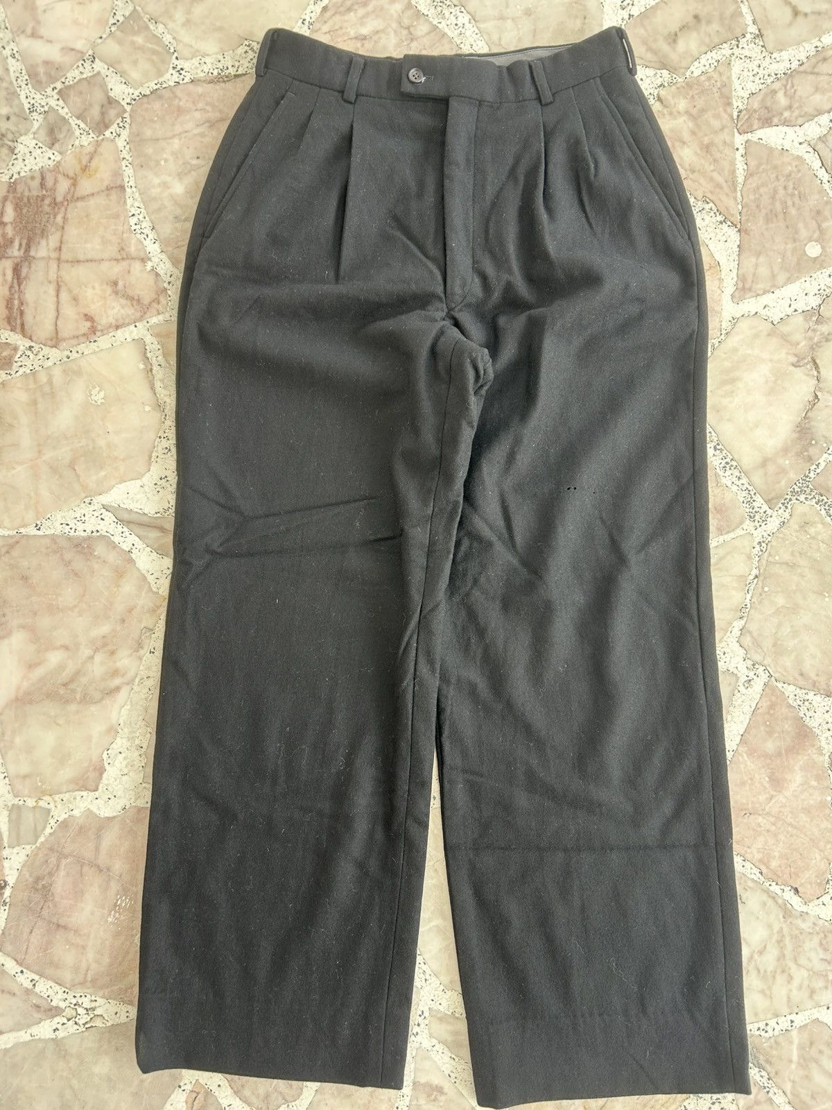 Comme des Garcons CDG Black Wool Trousers Size US 30 / EU 46 - 1 Thumbnail