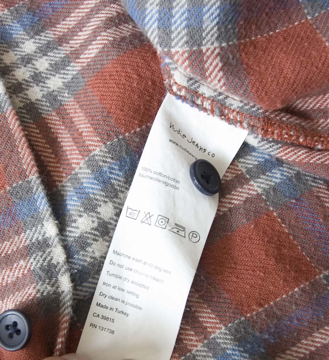 Nudie Jeans Nudie Jeans Shirt Flannel Size M Plaid Size US M / EU 48-50 / 2 - 5 Thumbnail