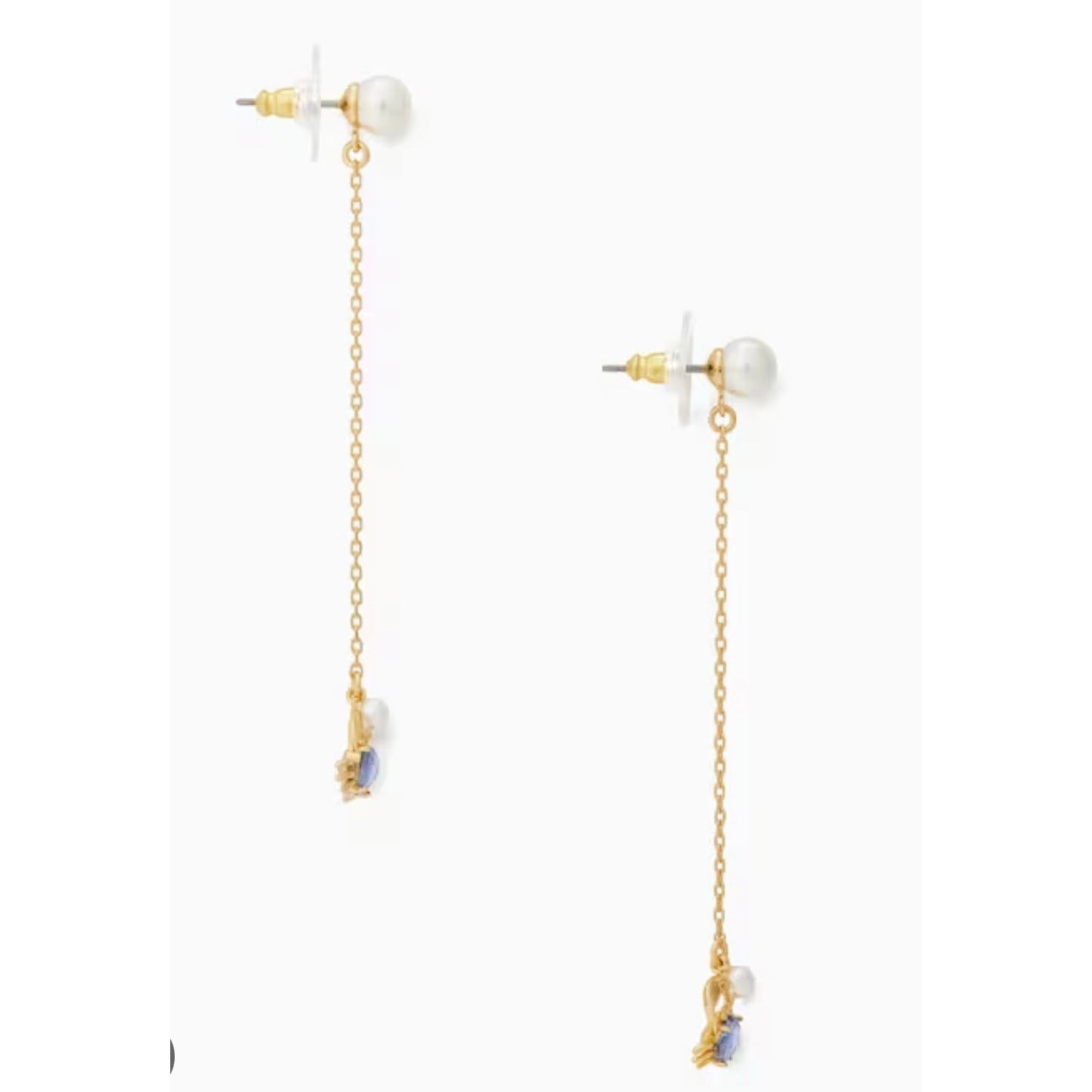 Kate Spade Kate Spade Sea Star Crab Linear Earrings Blue New Size ONE SIZE - 4 Thumbnail