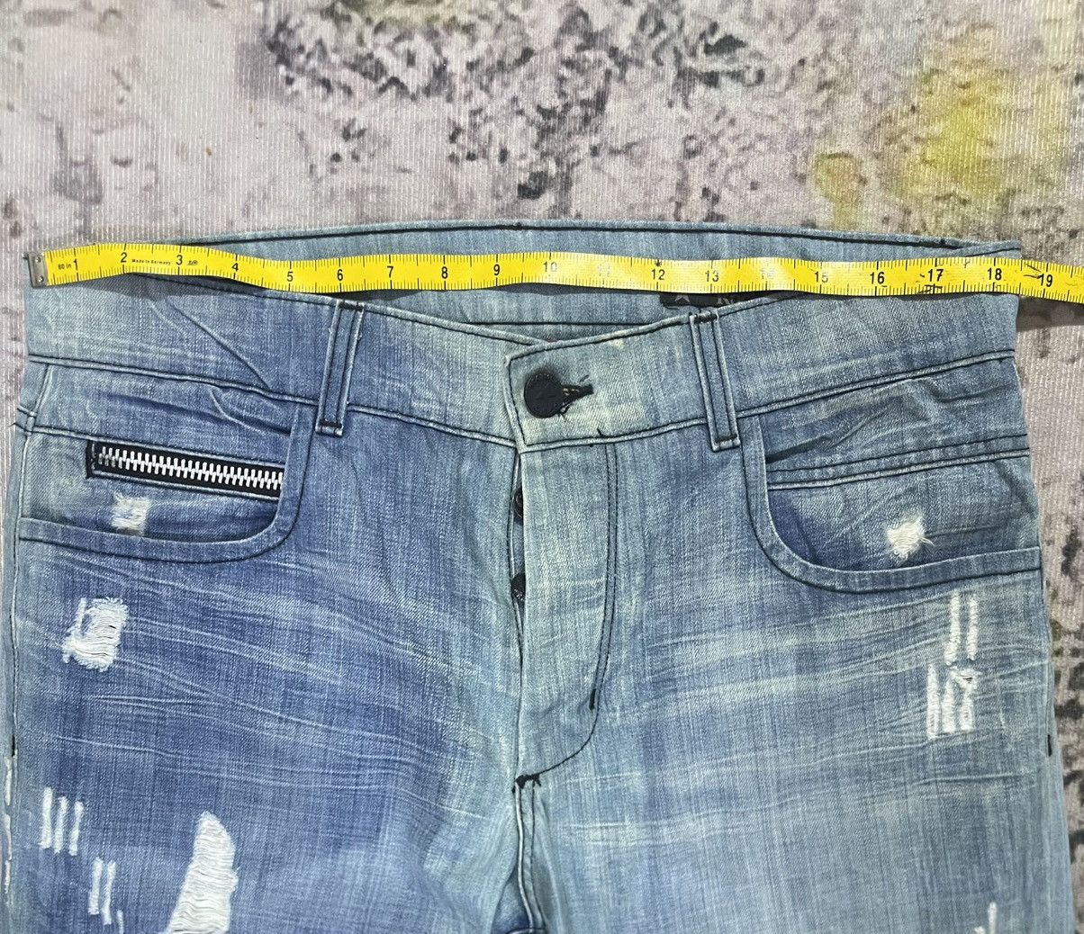 Rockstar Games Rockstar Sushi Light Wash Jeans Size US 36 / EU 52 - 15 Thumbnail