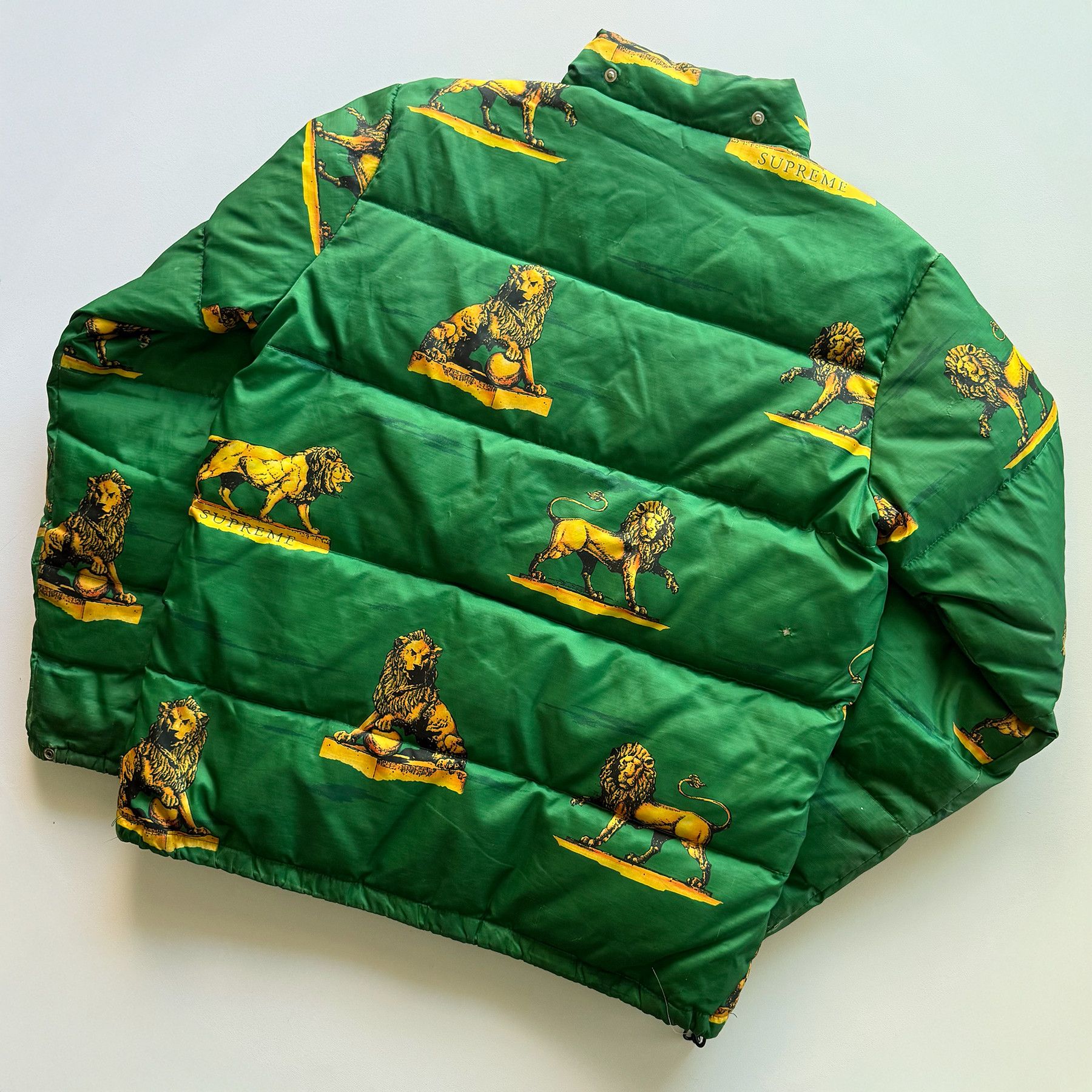 Supreme FW13 Lions Puffy Down Jacket Size US L / EU 52-54 / 3 - 5 Thumbnail
