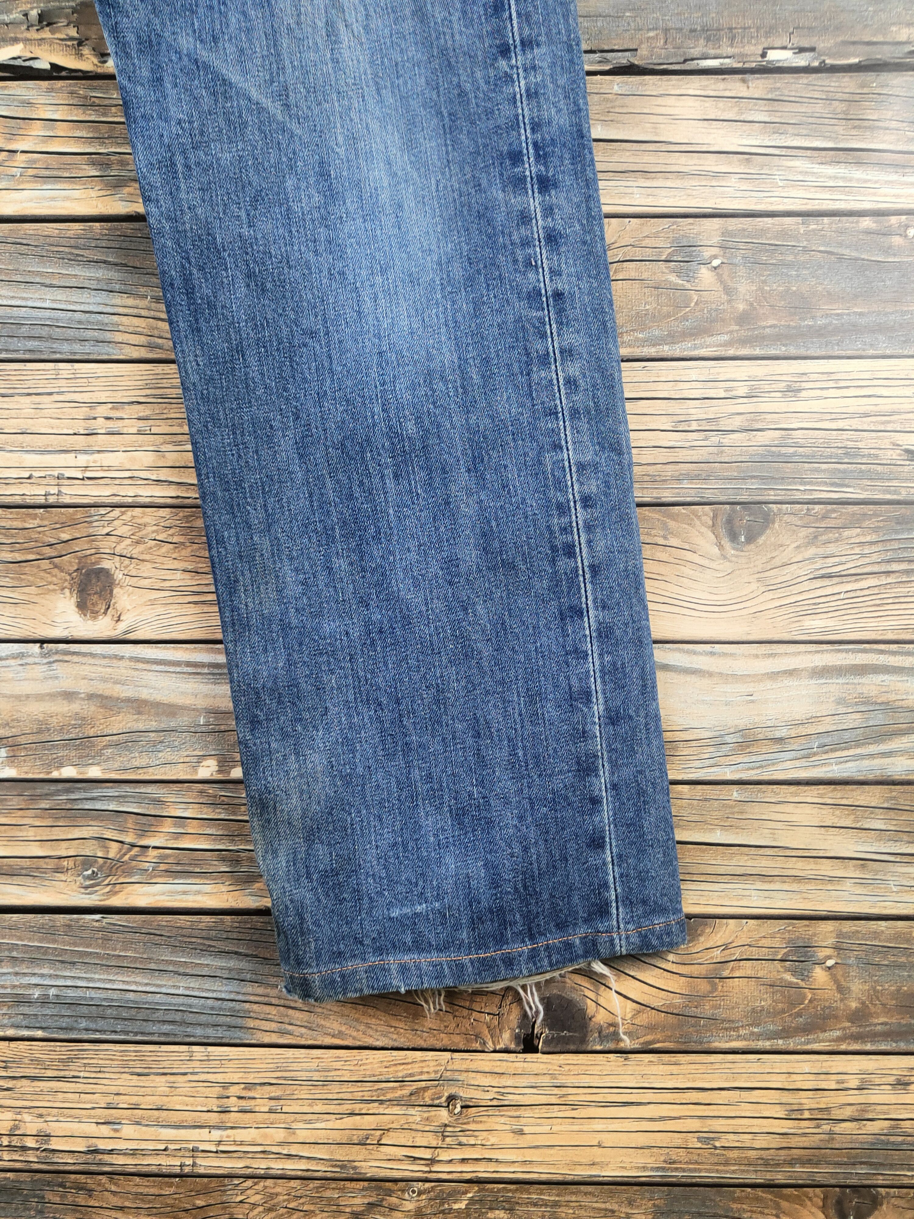Levi's 512 Levi's Blue Distressed Ripped Jeans #S2808 Size US 28 / EU 44 - 6 Thumbnail