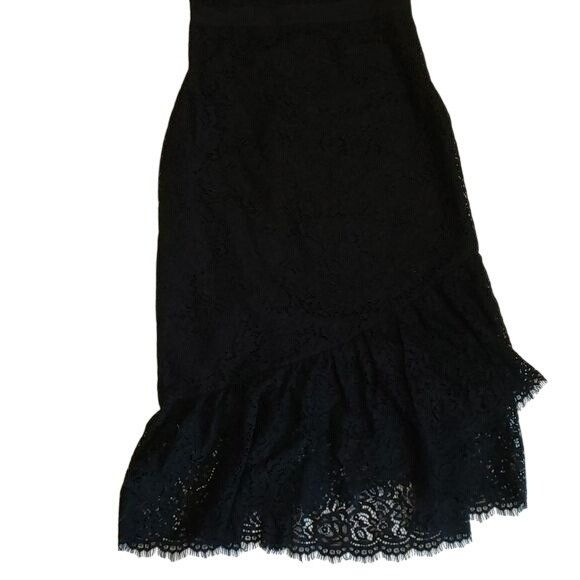 Banana Republic Banana Republic Dress Lace Spaghetti Strap Black Women's 2 T Size XS / US 0-2 / IT 36-38 - 5 Thumbnail