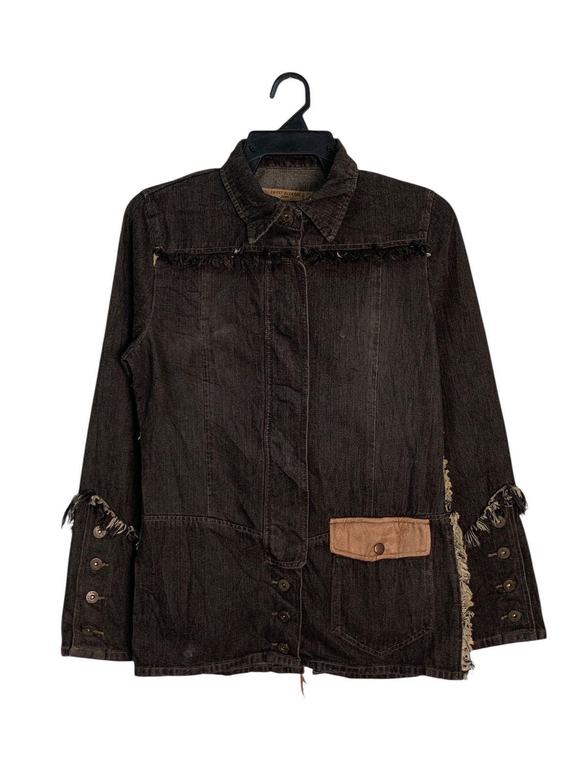 Japanese Brand Rare Design Vintage Sweet Degrees Jeans Denim Jacket Size M / US 6-8 / IT 42-44 - 1 Thumbnail