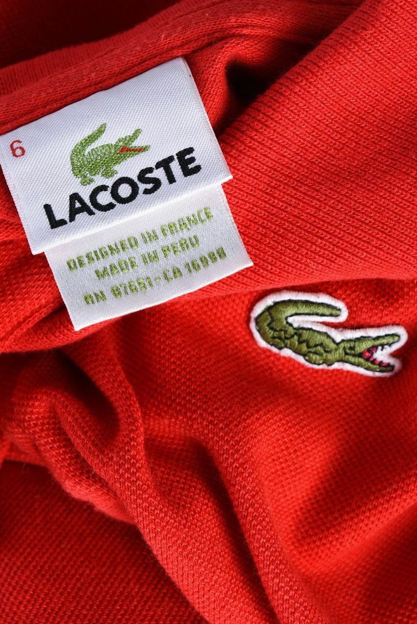 Lacoste Lacoste Classic Pique Short Sleeve Polo Shirt Red Size US L / EU 52-54 / 3 - 3 Thumbnail